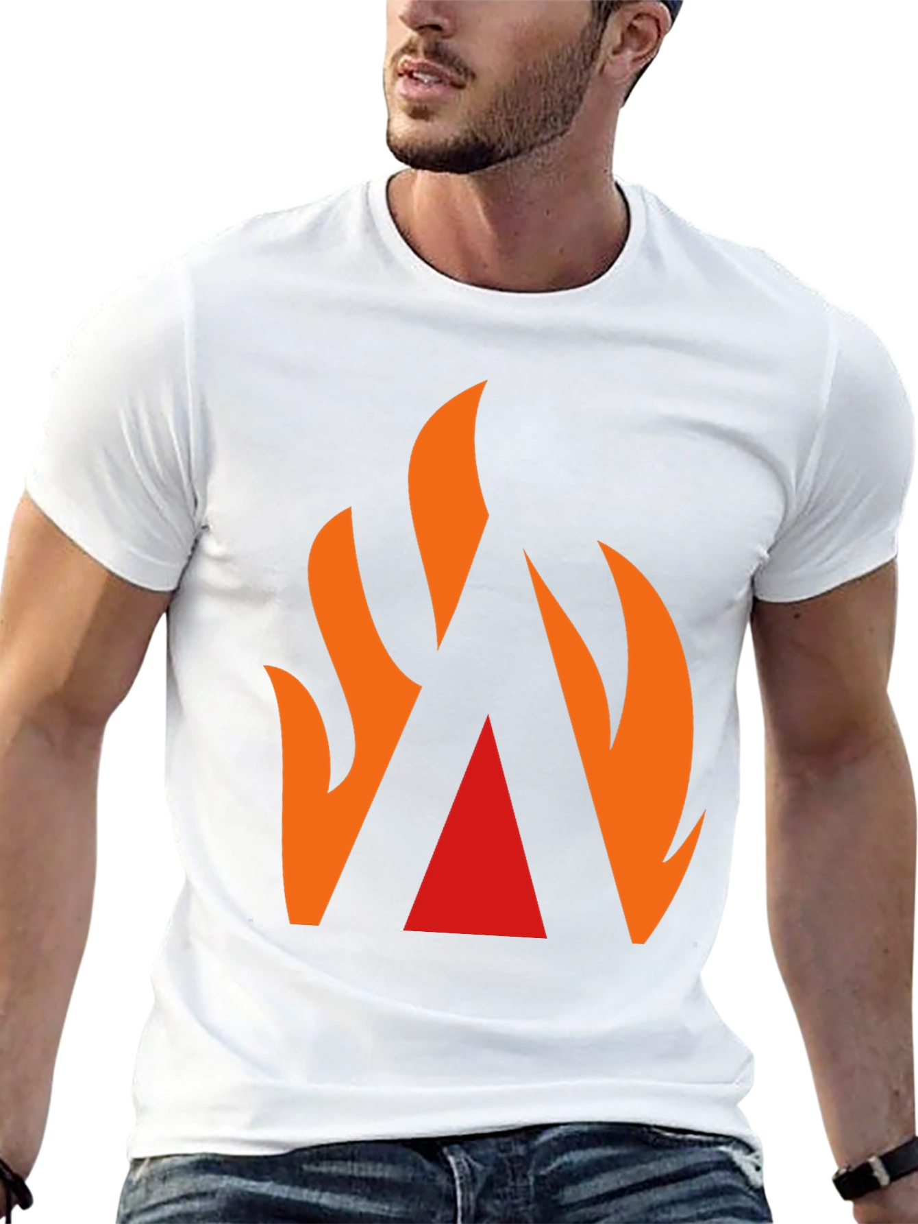 Fiery Peak T-Shirt: Bold Graphic Tee