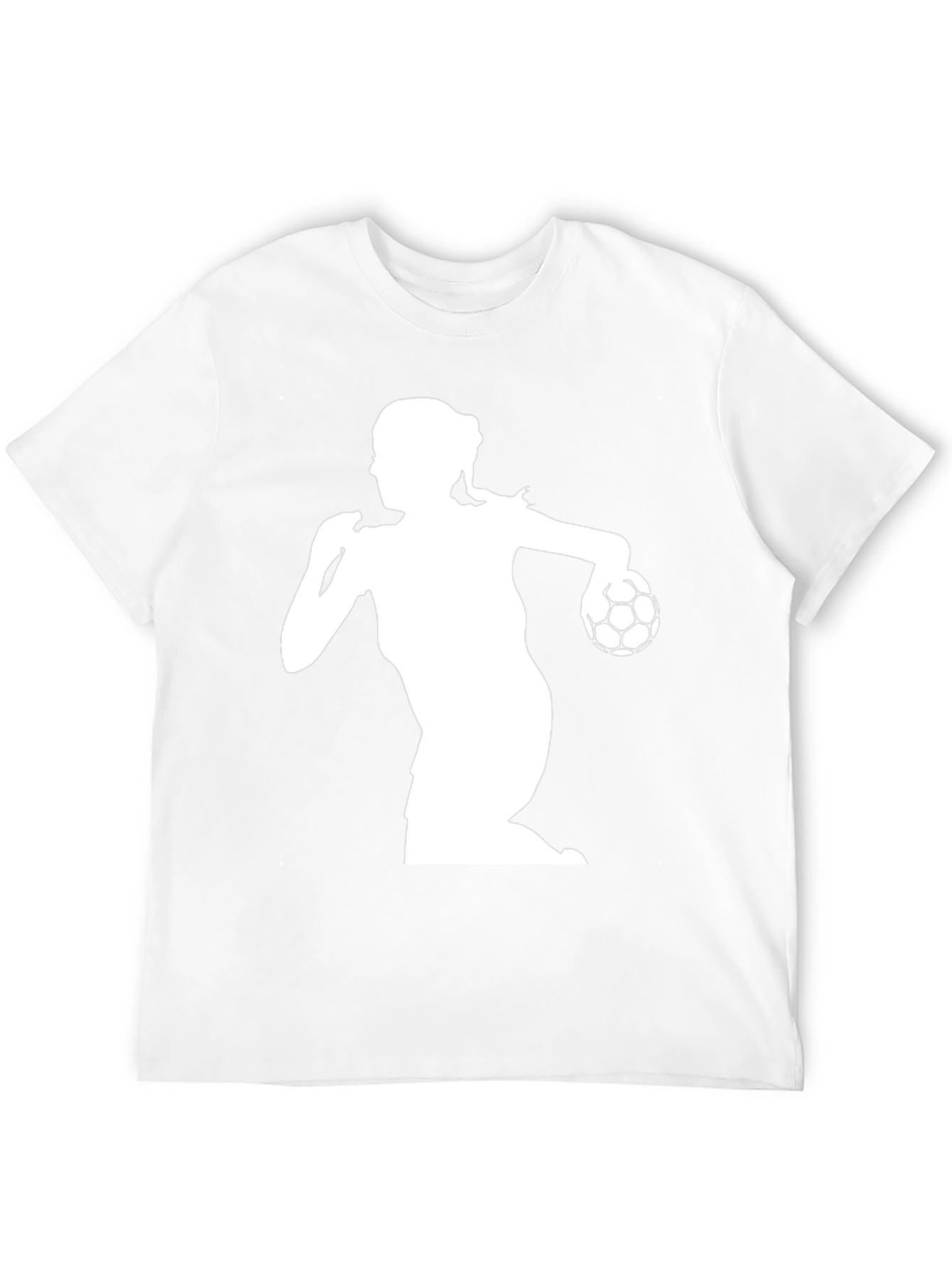 Handball Player Graphic Tee - Black