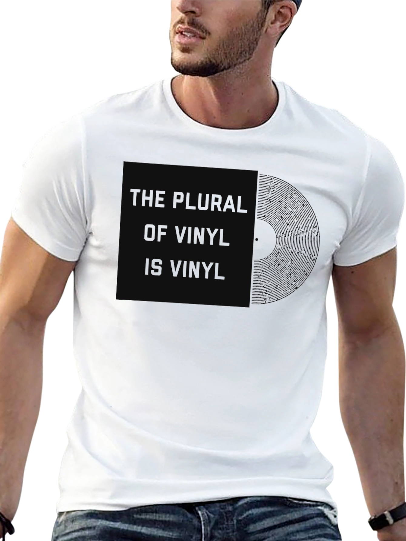 Vinyl Lovers T-Shirt: The Plural of Vinyl Is Vinyl