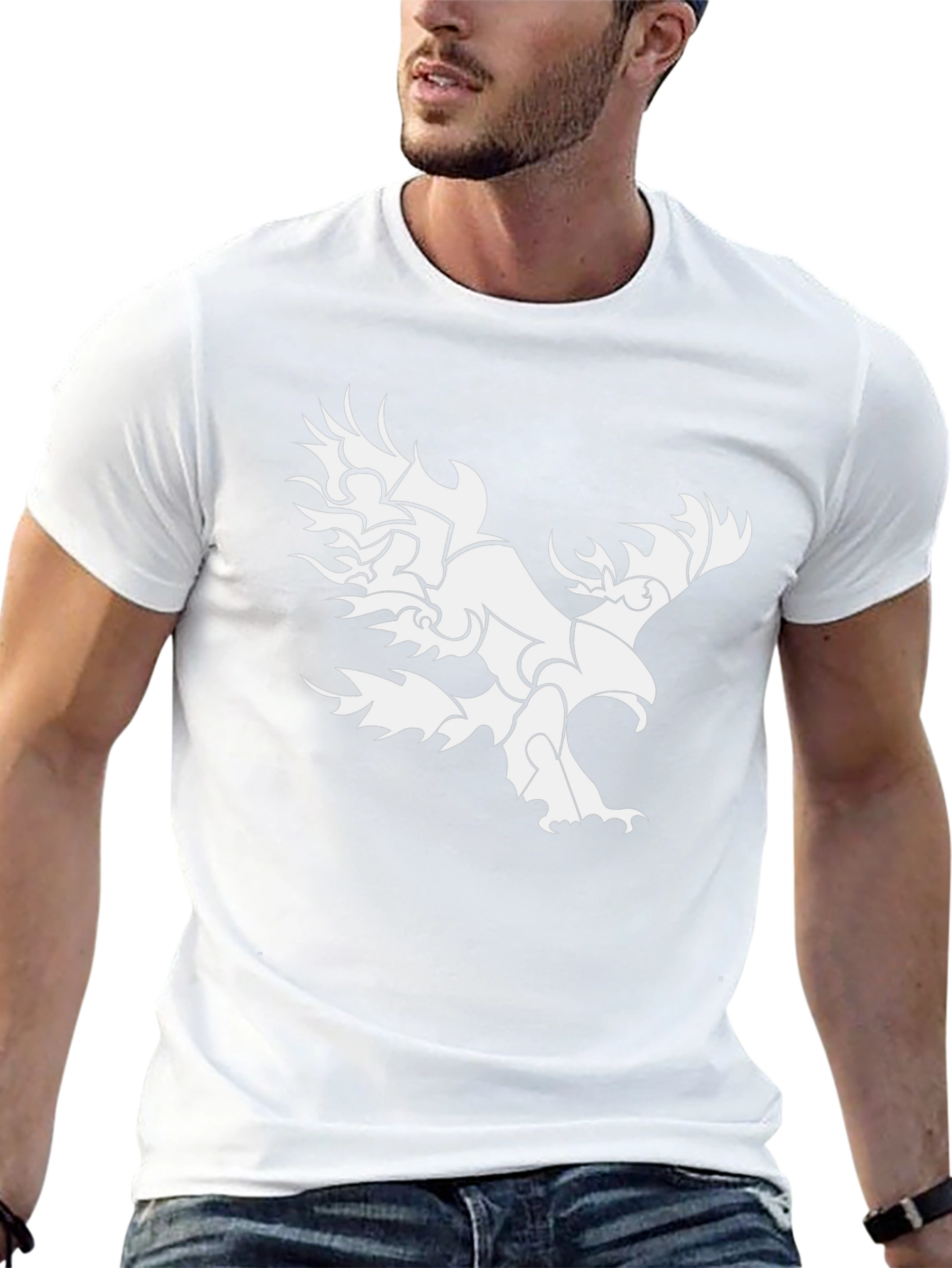 Black Eagle Graphic Tee - Unique Design