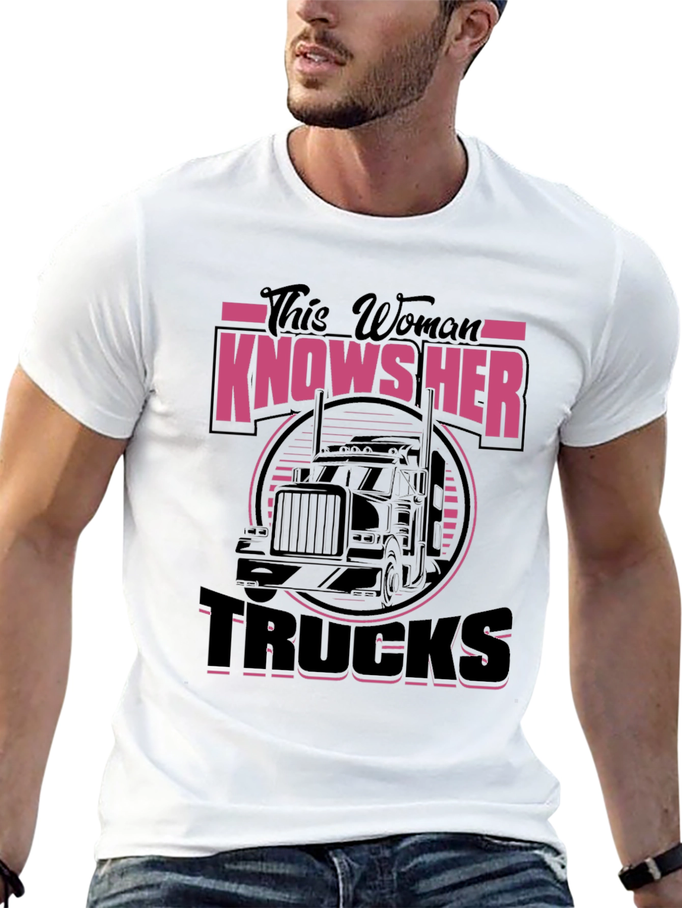 Woman Knows Her Trucks T-Shirt