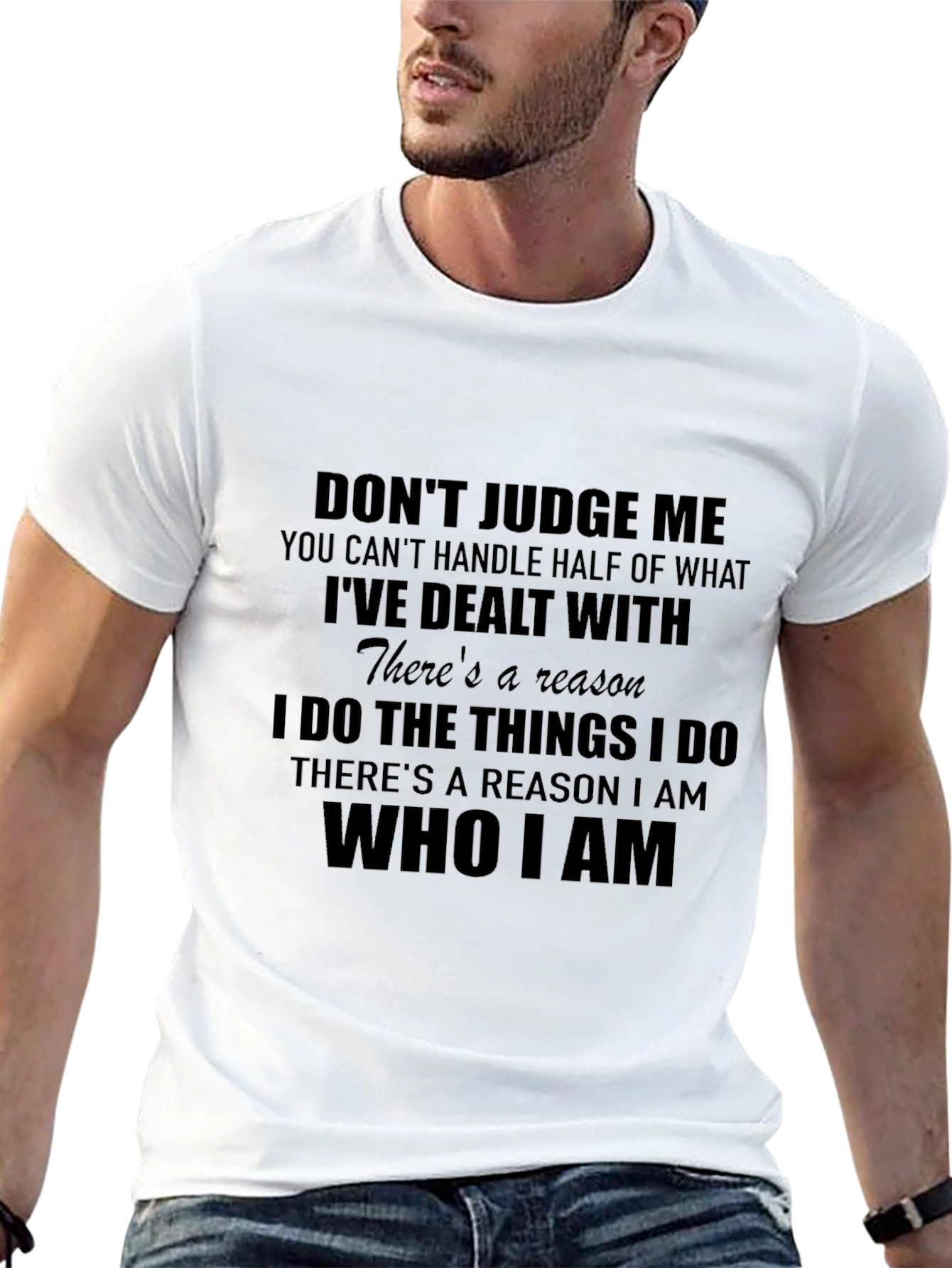 Dont Judge Me Graphic Tee - Mens T-Shirt