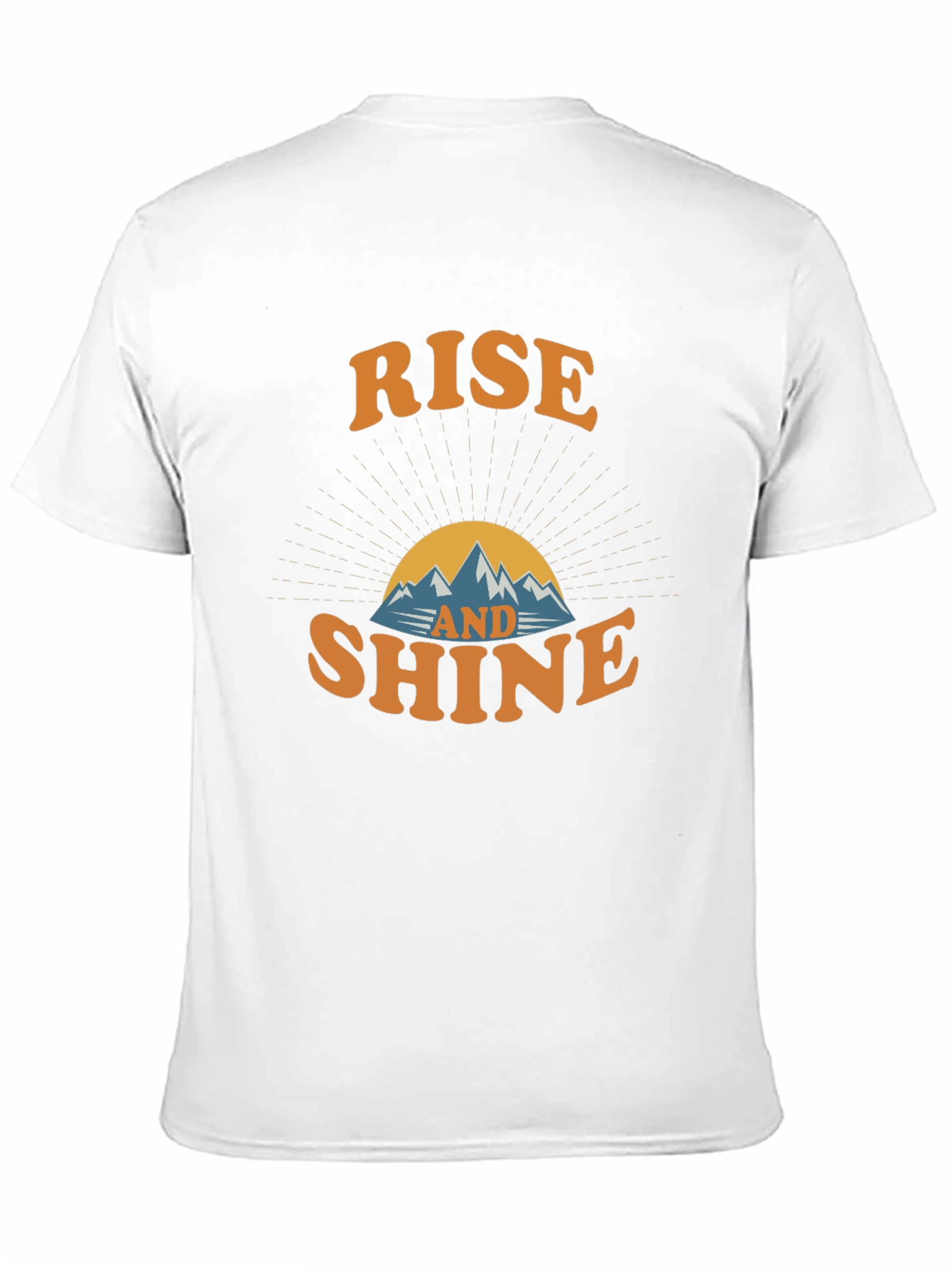 Rise and Shine Black Graphic T-Shirt