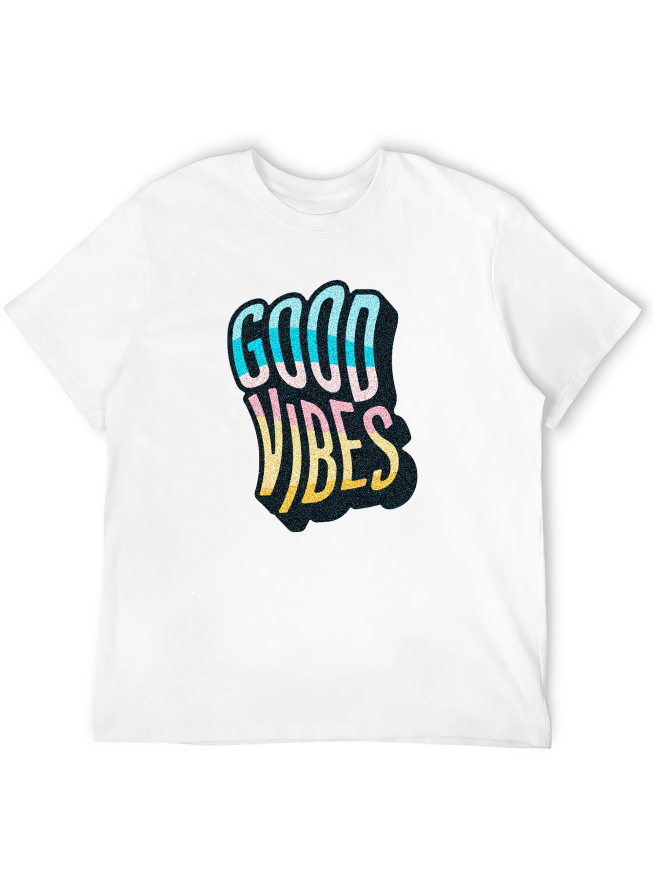 Good Vibes Graphic Tee - Mens Black T-Shirt