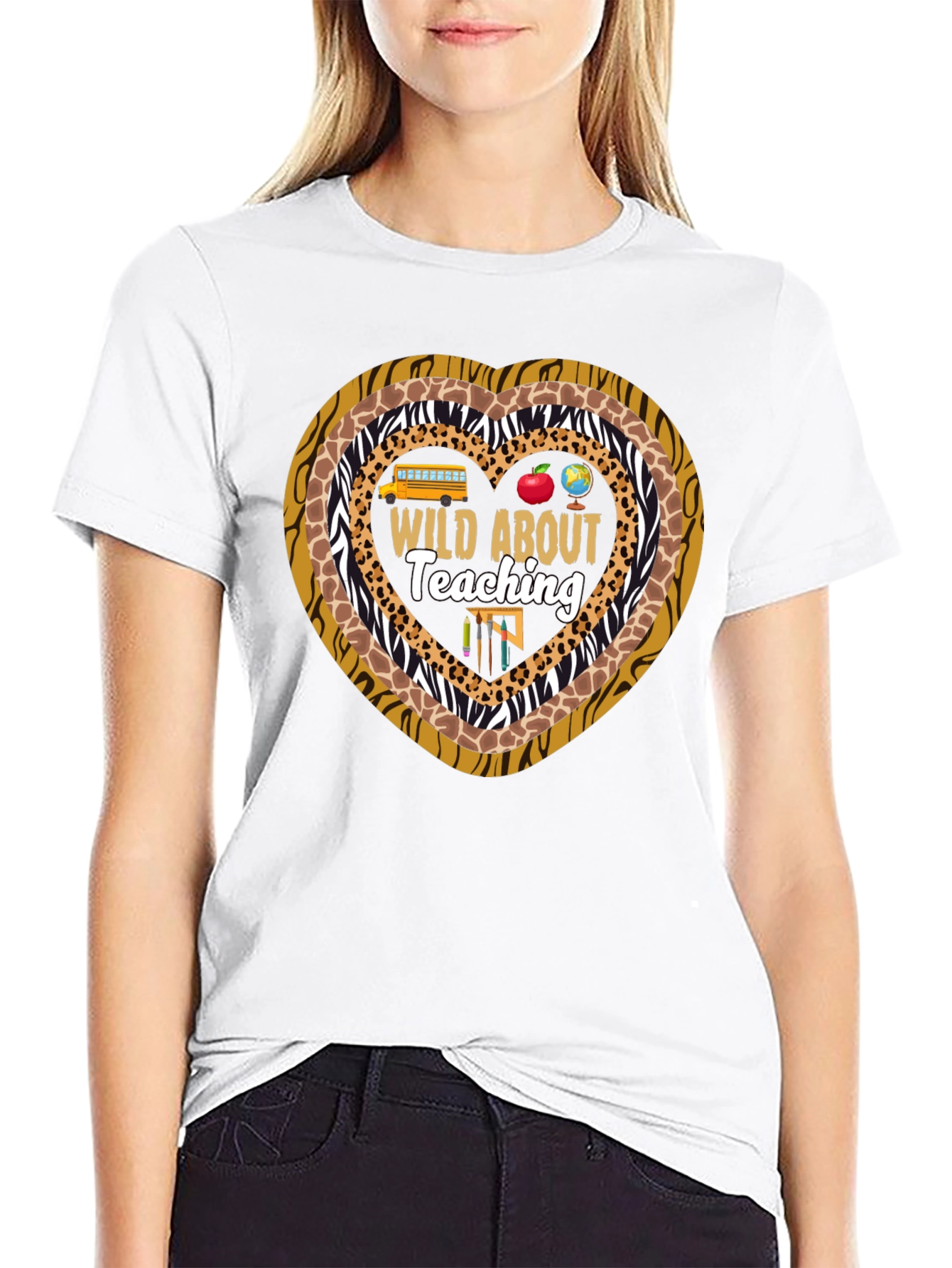 Wild About Teaching Graphic T-Shirt