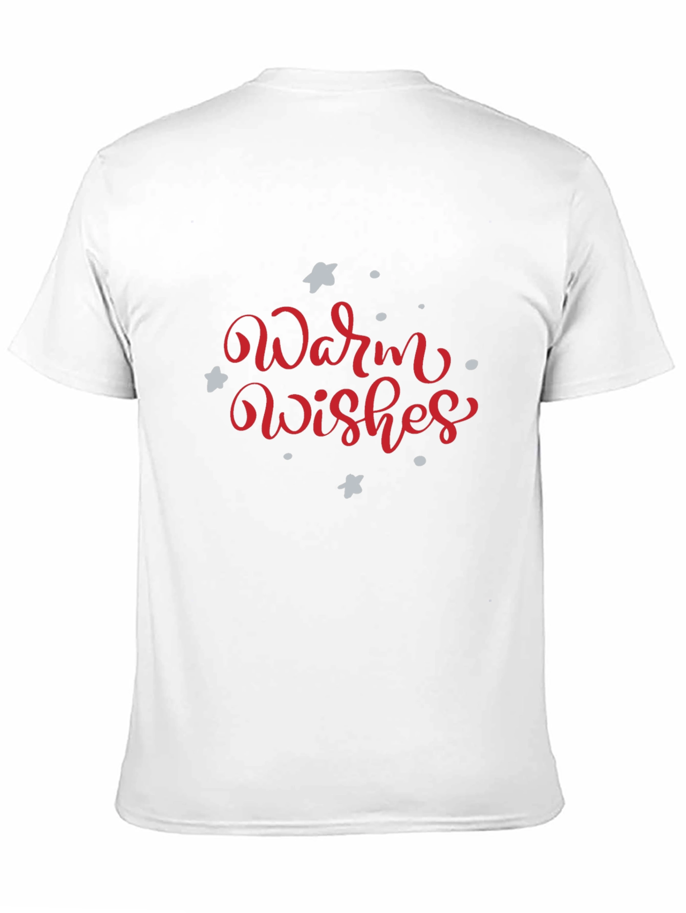 Warm Wishes Graphic Tee - Black Holiday Shirt