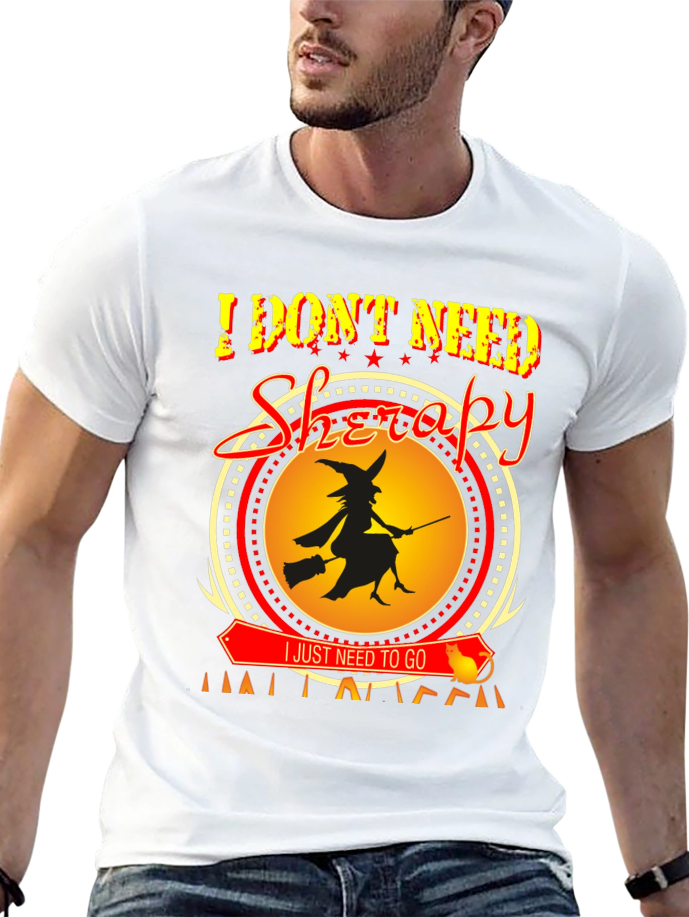 I Dont Need Therapy Halloween Witch T-Shirt