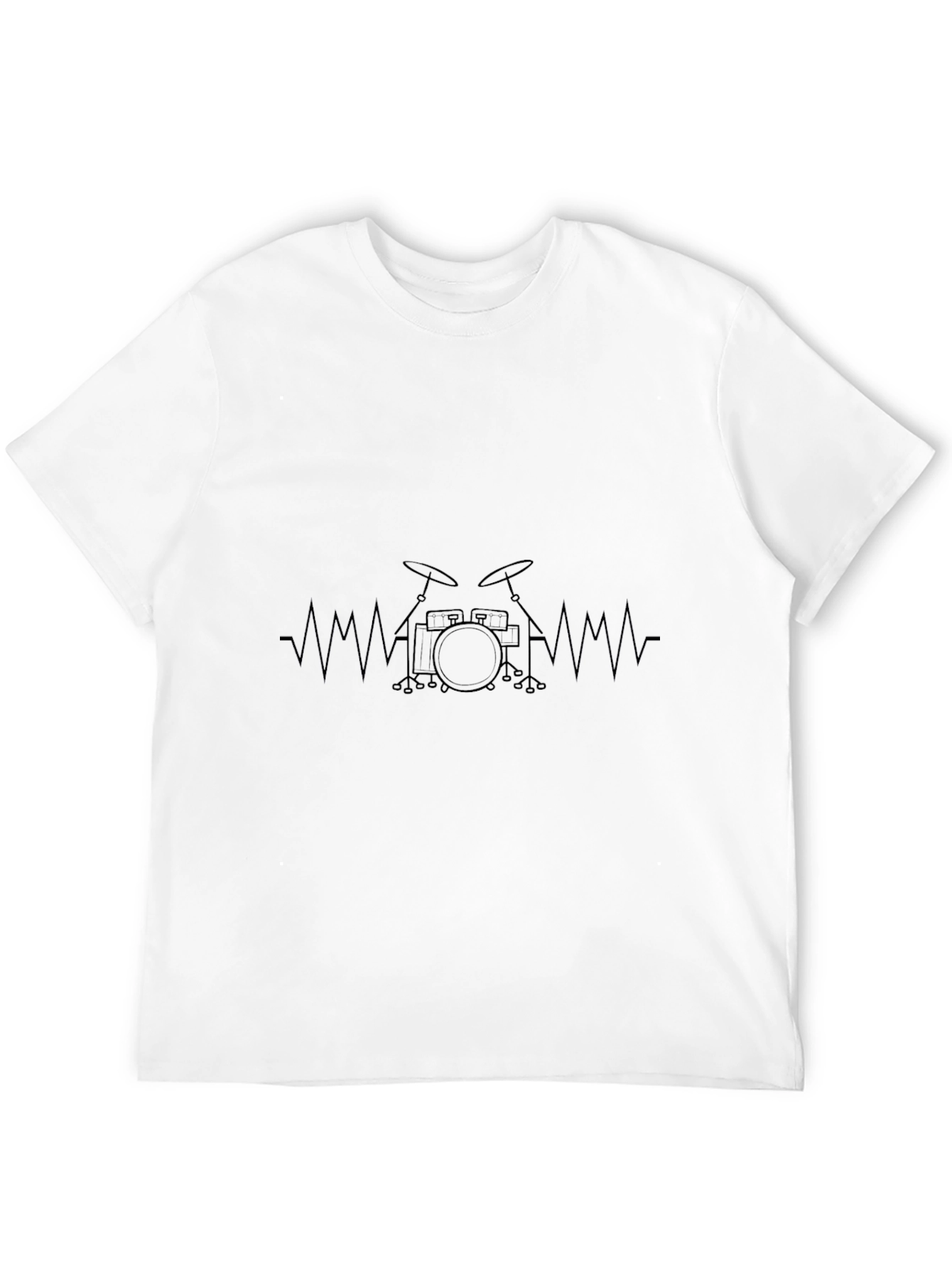 Drumbeat Graphic Black T-Shirt
