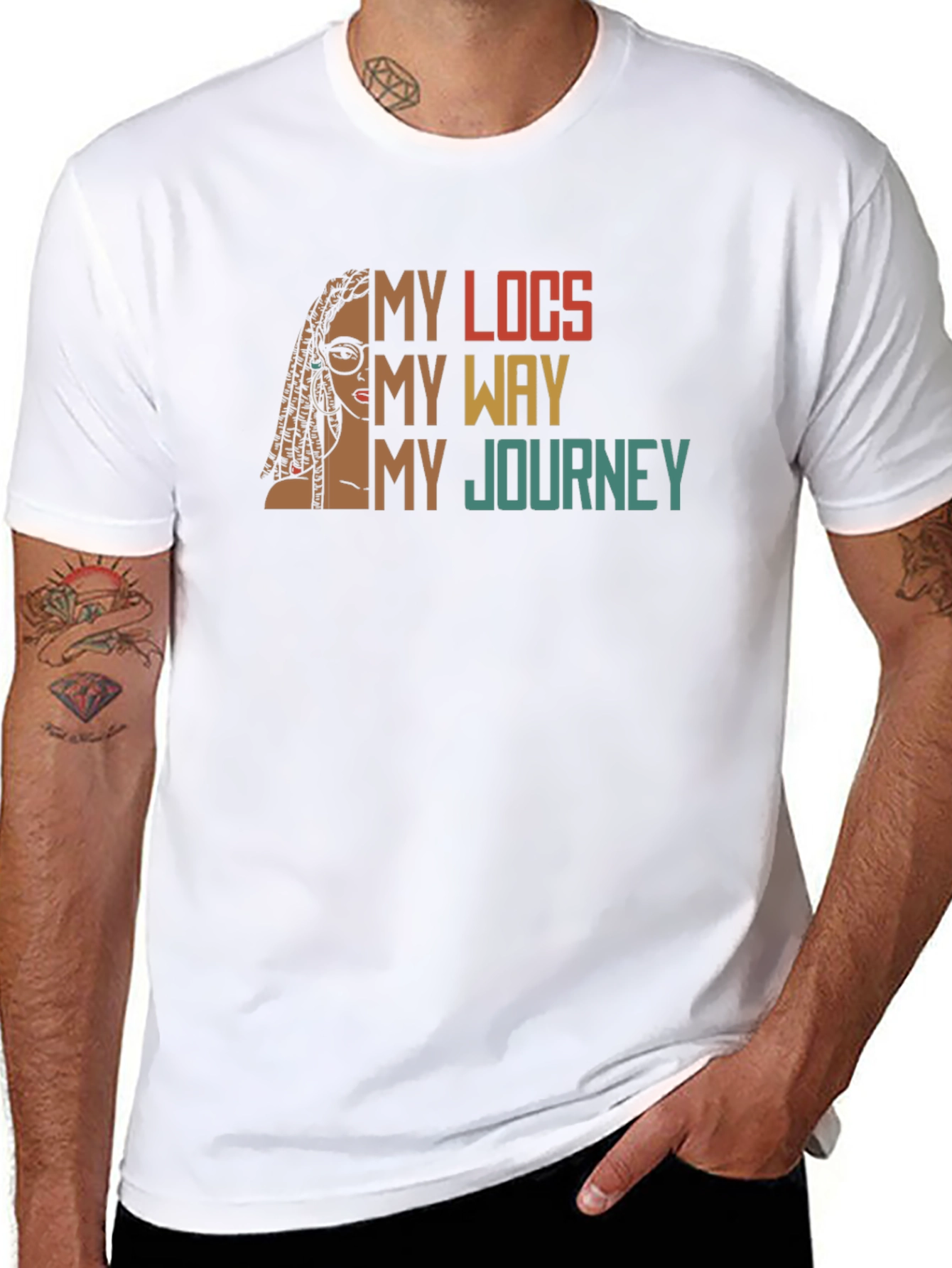 My Locs My Way My Journey T-Shirt
