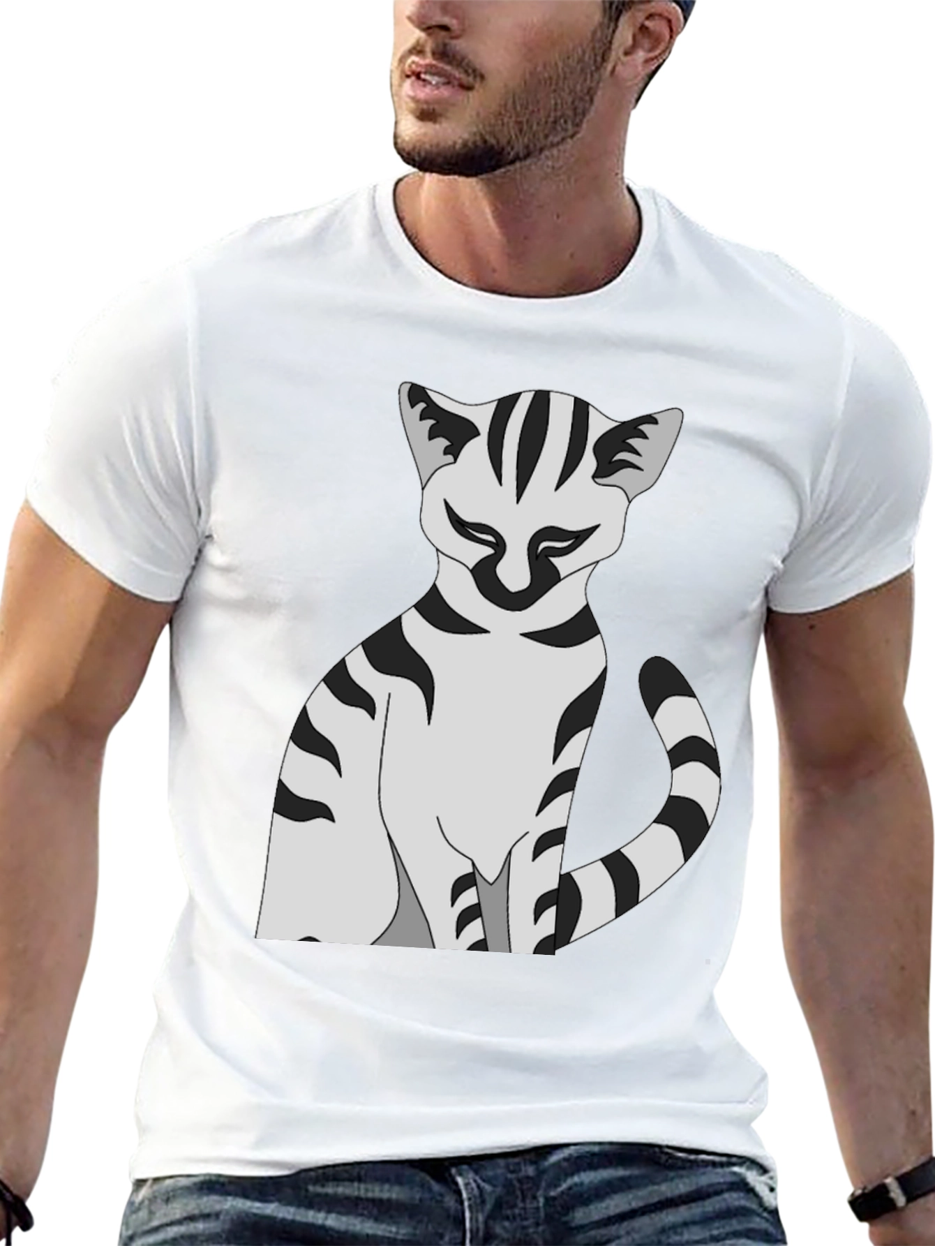 Cool Cat Graphic Tee - Unisex