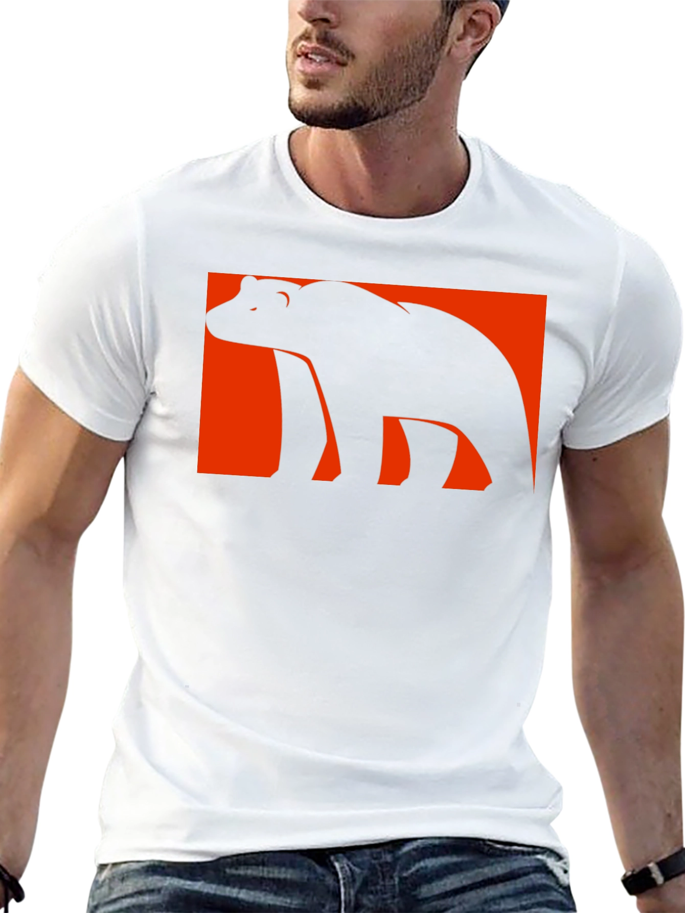 Bear Graphic Tee - Black T-Shirt