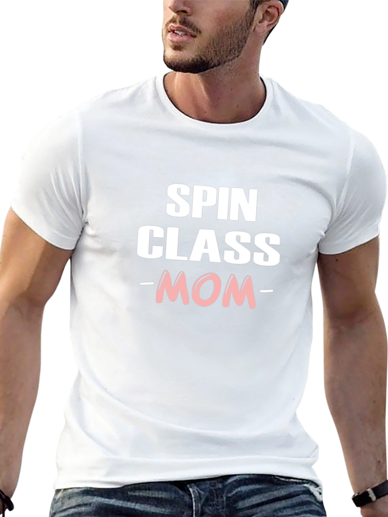 Spin Class Mom T-Shirt - Fitness Enthusiast Tee