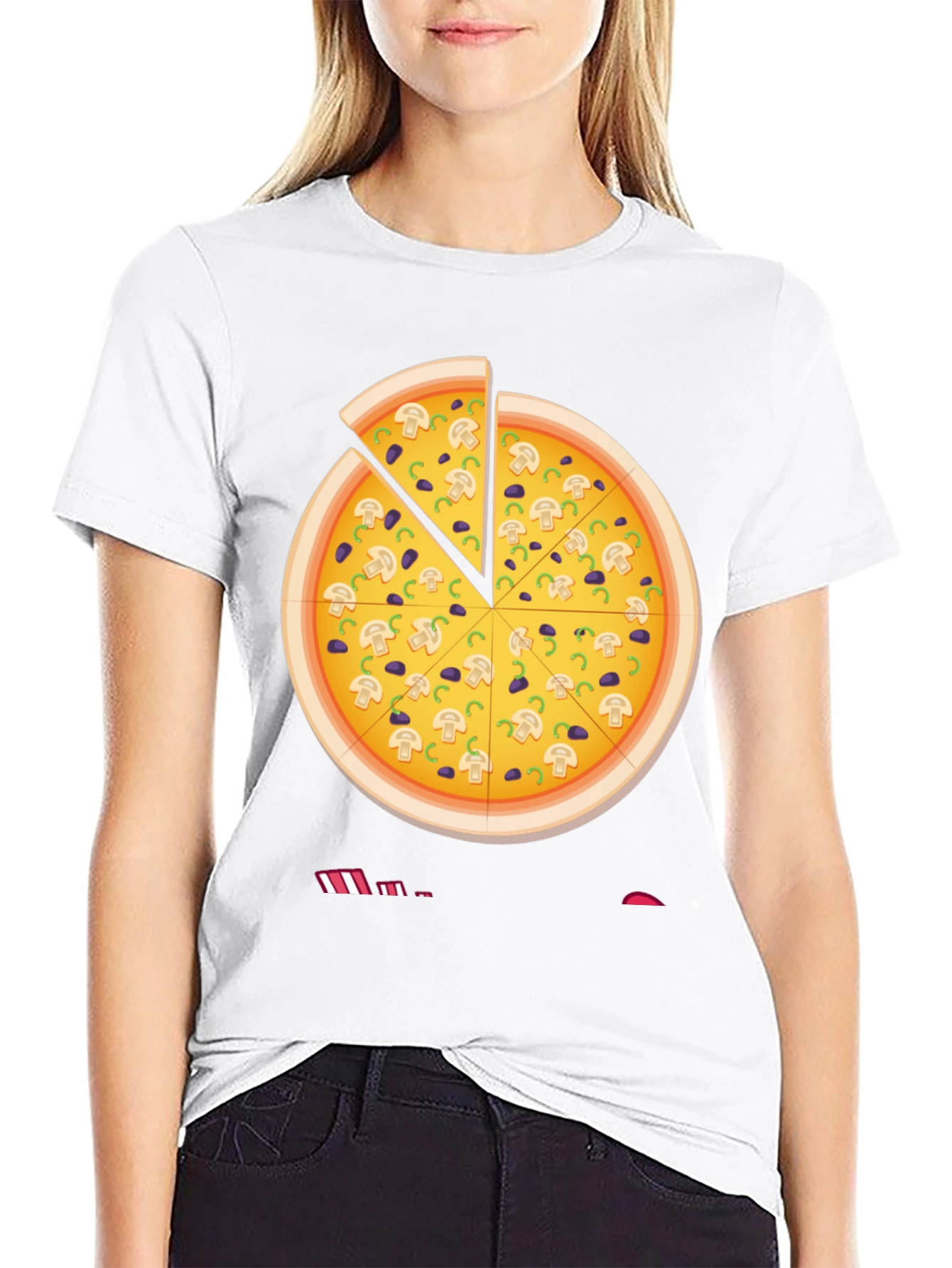 Pizza Graphic Tee - Foodie Fashion