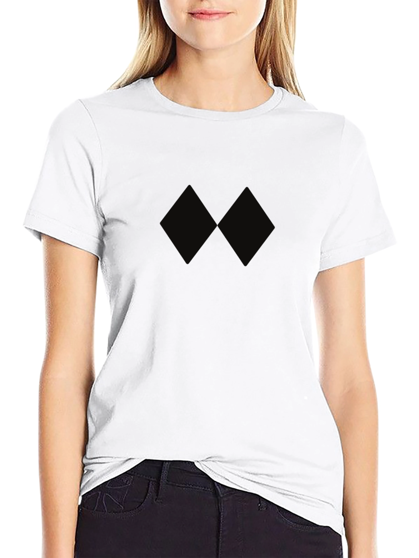 Black Double Diamond Ski Run T-Shirt