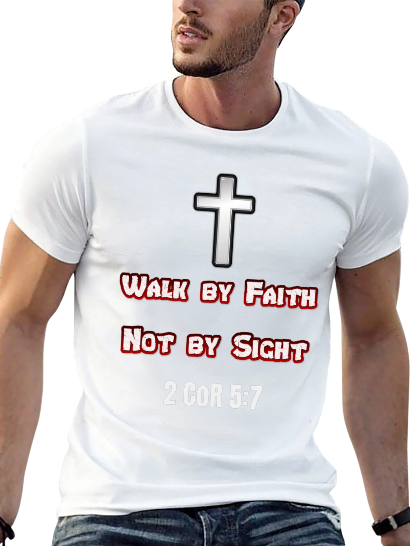 Walk by Faith T-Shirt - Christian Apparel