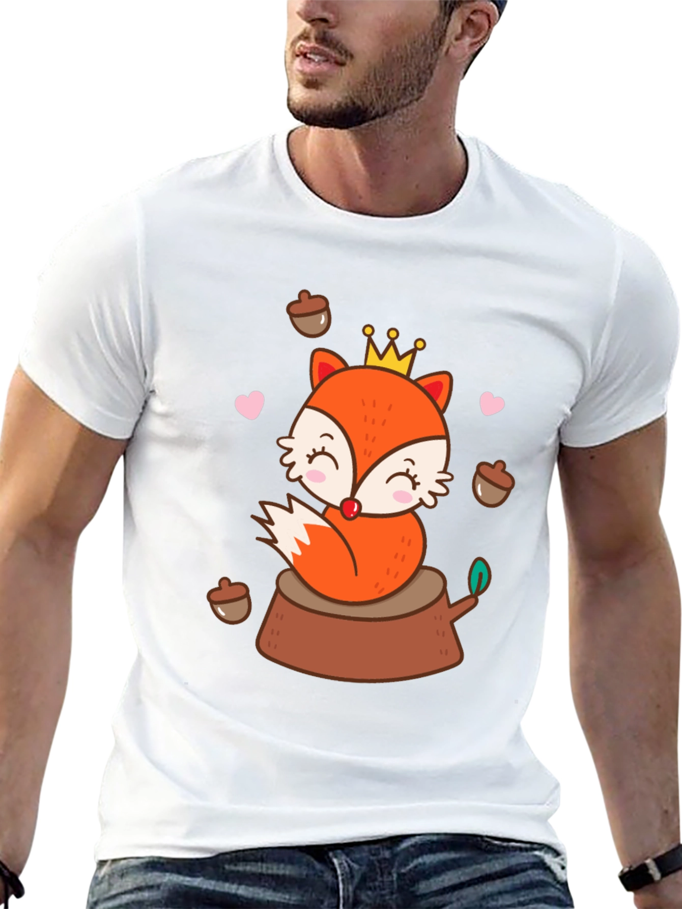 Cute Cartoon Fox T-Shirt