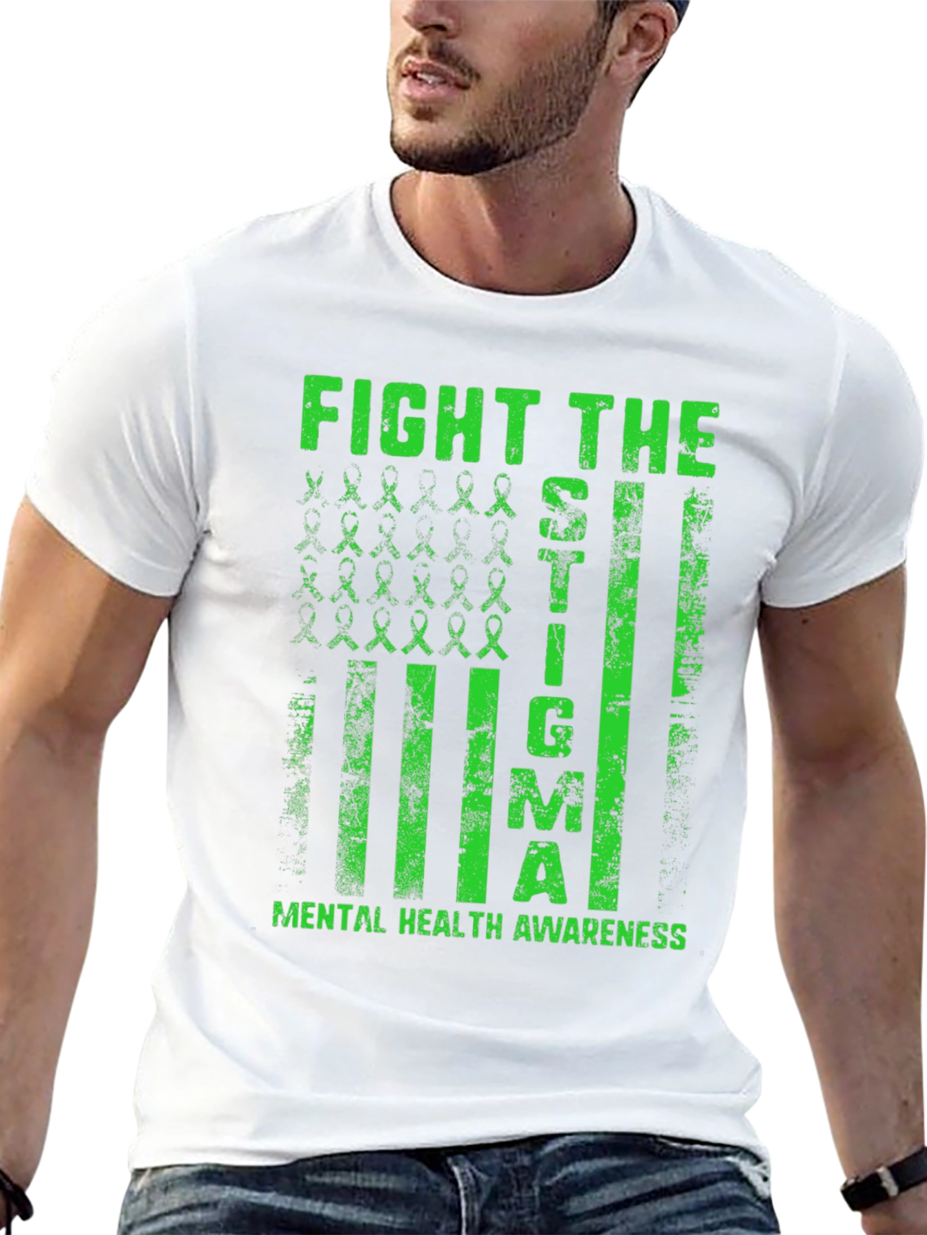 Fight The Stigma Mental Health Awareness T-Shirt