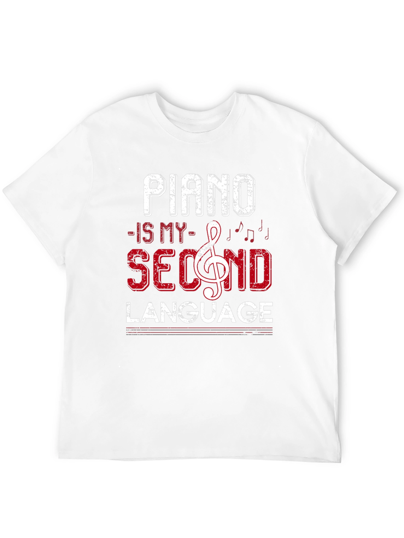 Piano Is My Second Language T-Shirt