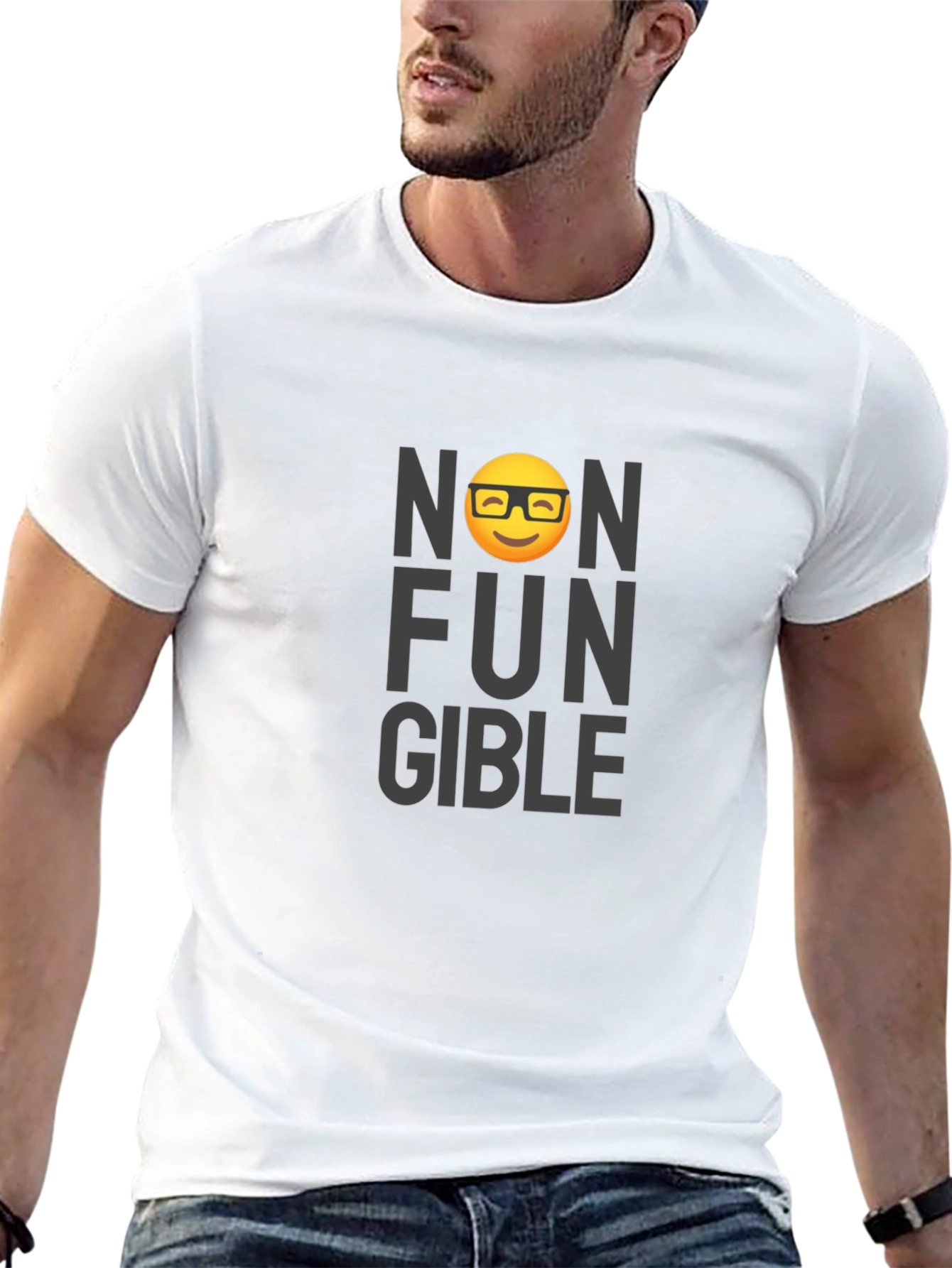 Non Fungible Tee - Nerdy Emoji Shirt