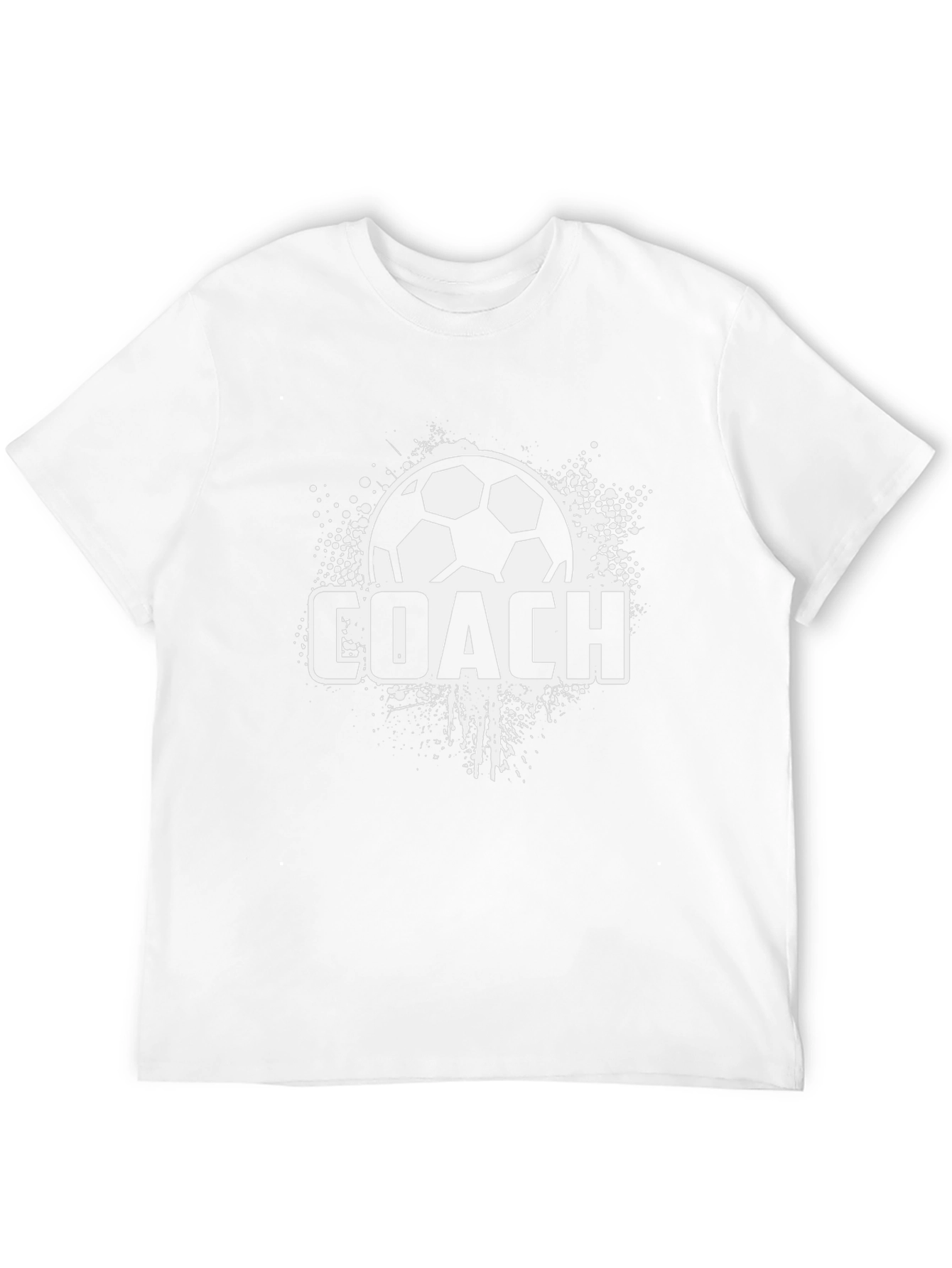 Soccer Coach T-Shirt - Black Graphic Tee