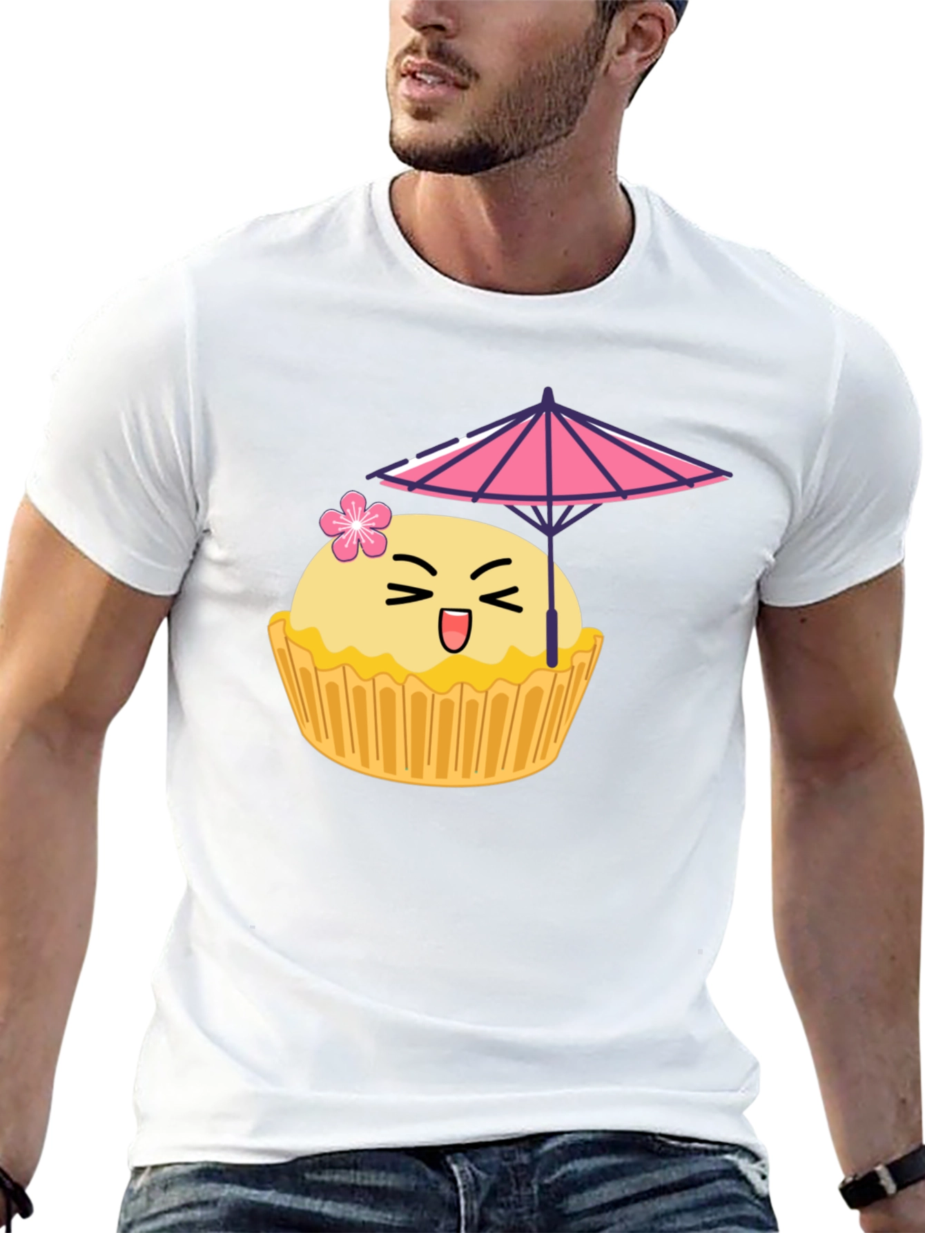 Kawaii Cupcake T-Shirt - Sweet & Fun Design