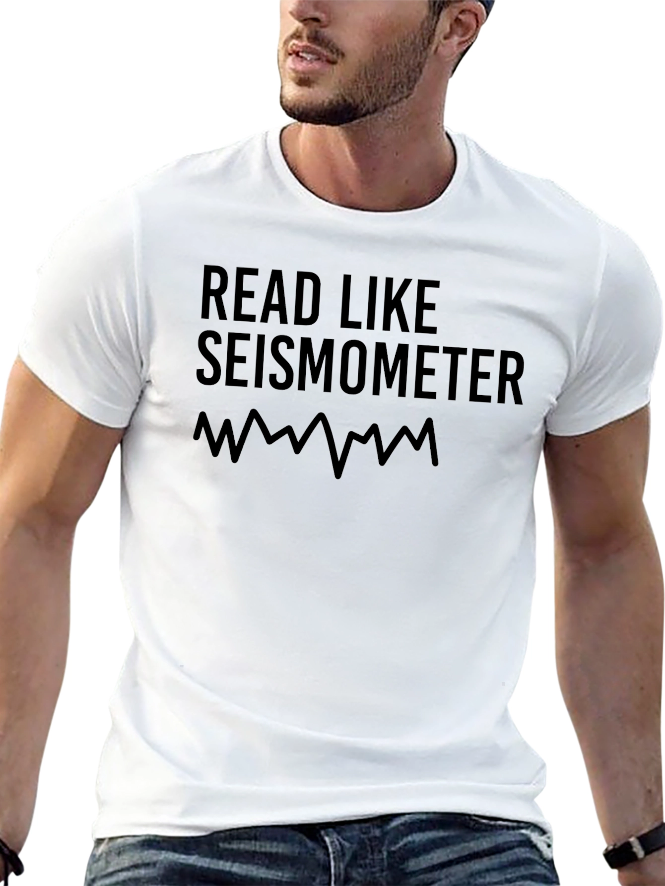 Read Like Seismometer Graphic Tee