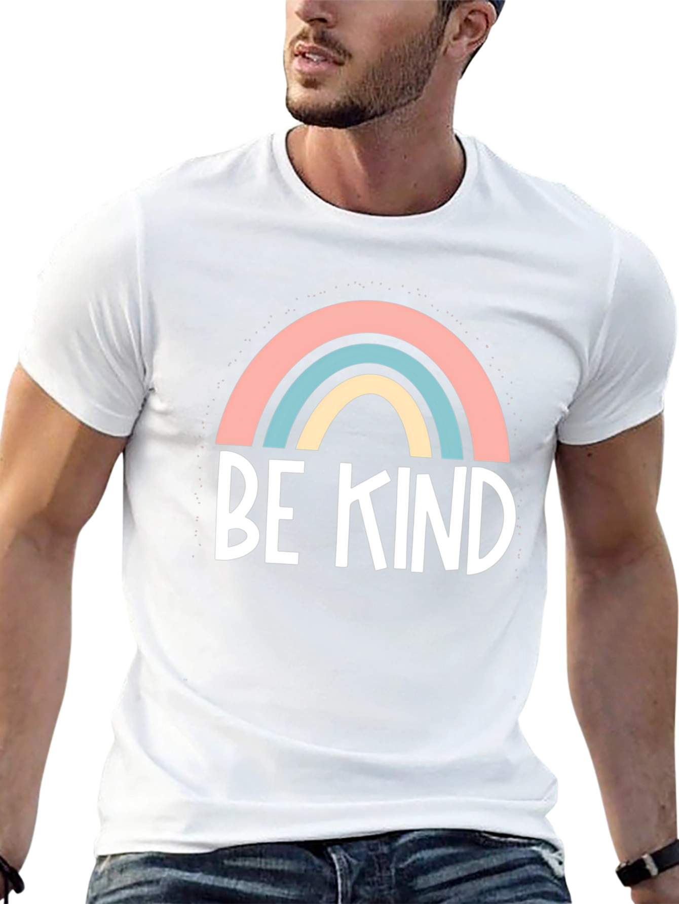 Be Kind Rainbow Graphic Tee