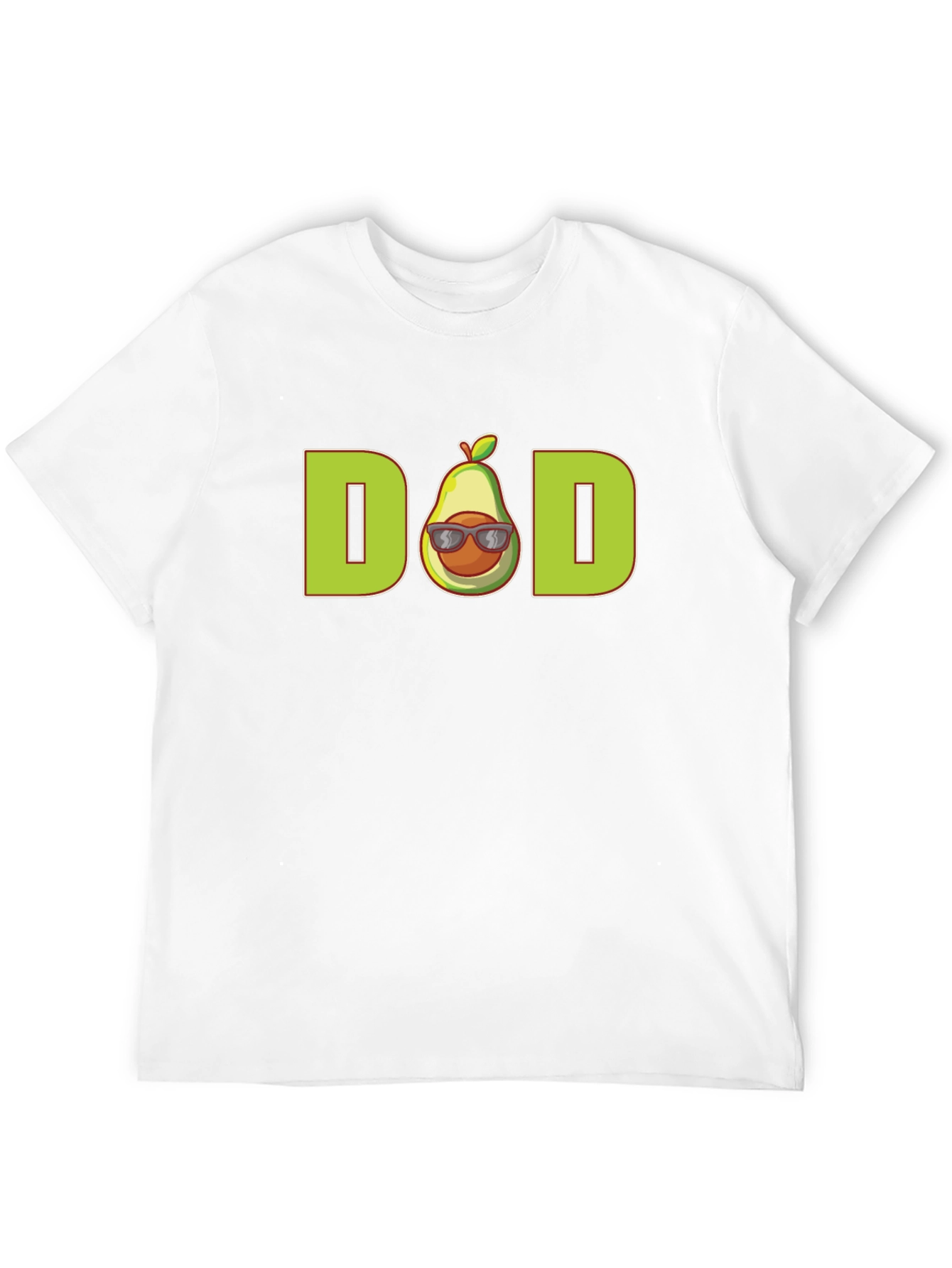 Avocado Dad Graphic T-Shirt - Black Casual Tee