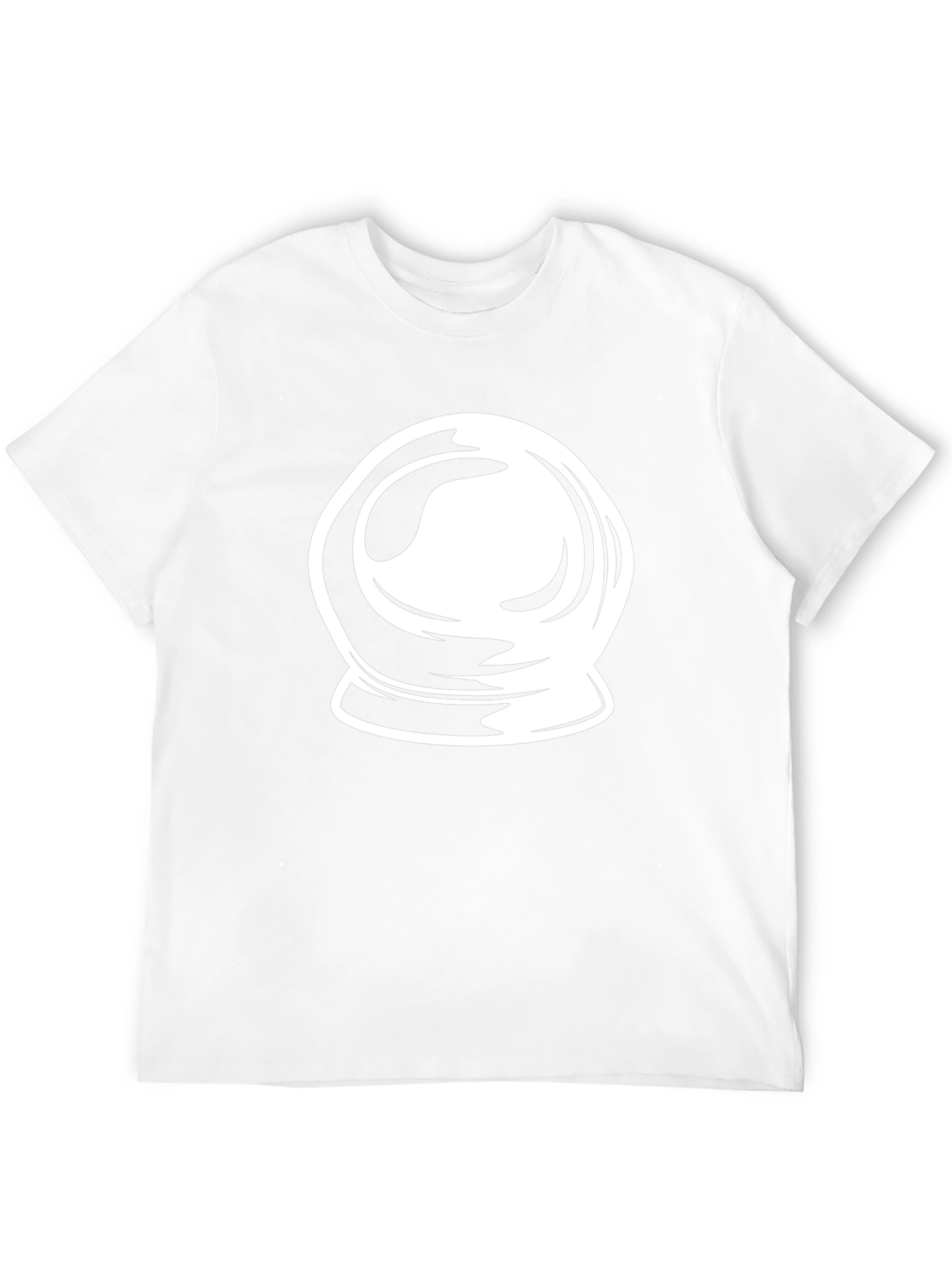 Mystic Crystal Ball Graphic Tee - Black Cotton Blend