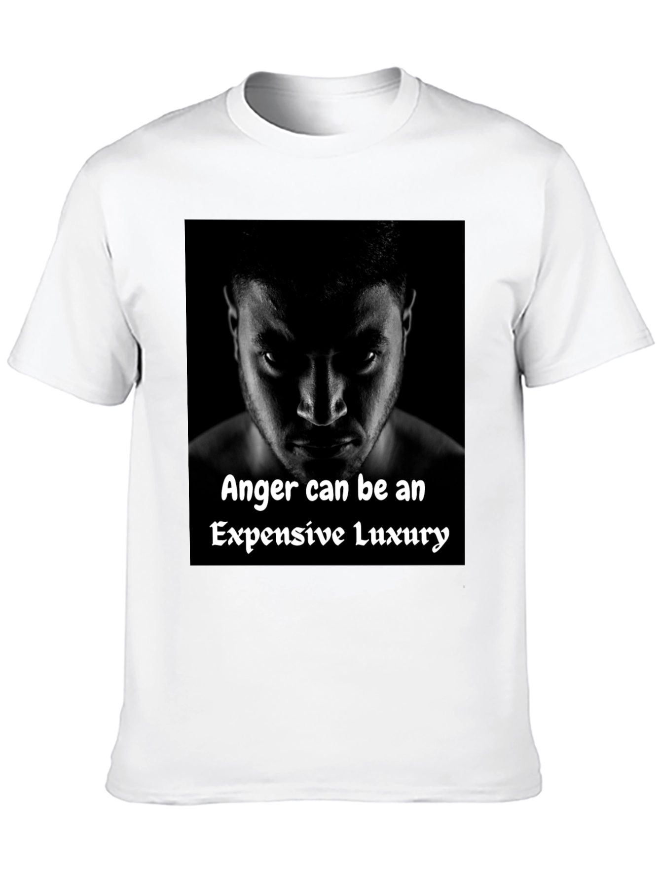 Anger Luxury Black Graphic Tee