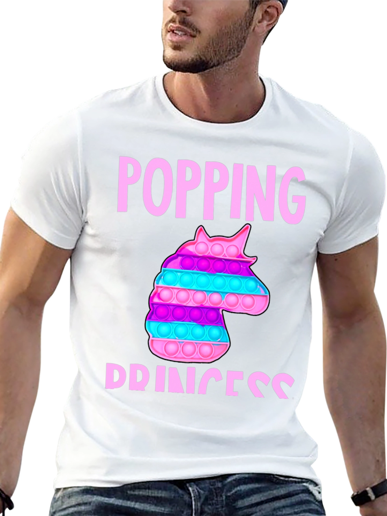 Popping Princess Unicorn Bubble Pop T-Shirt