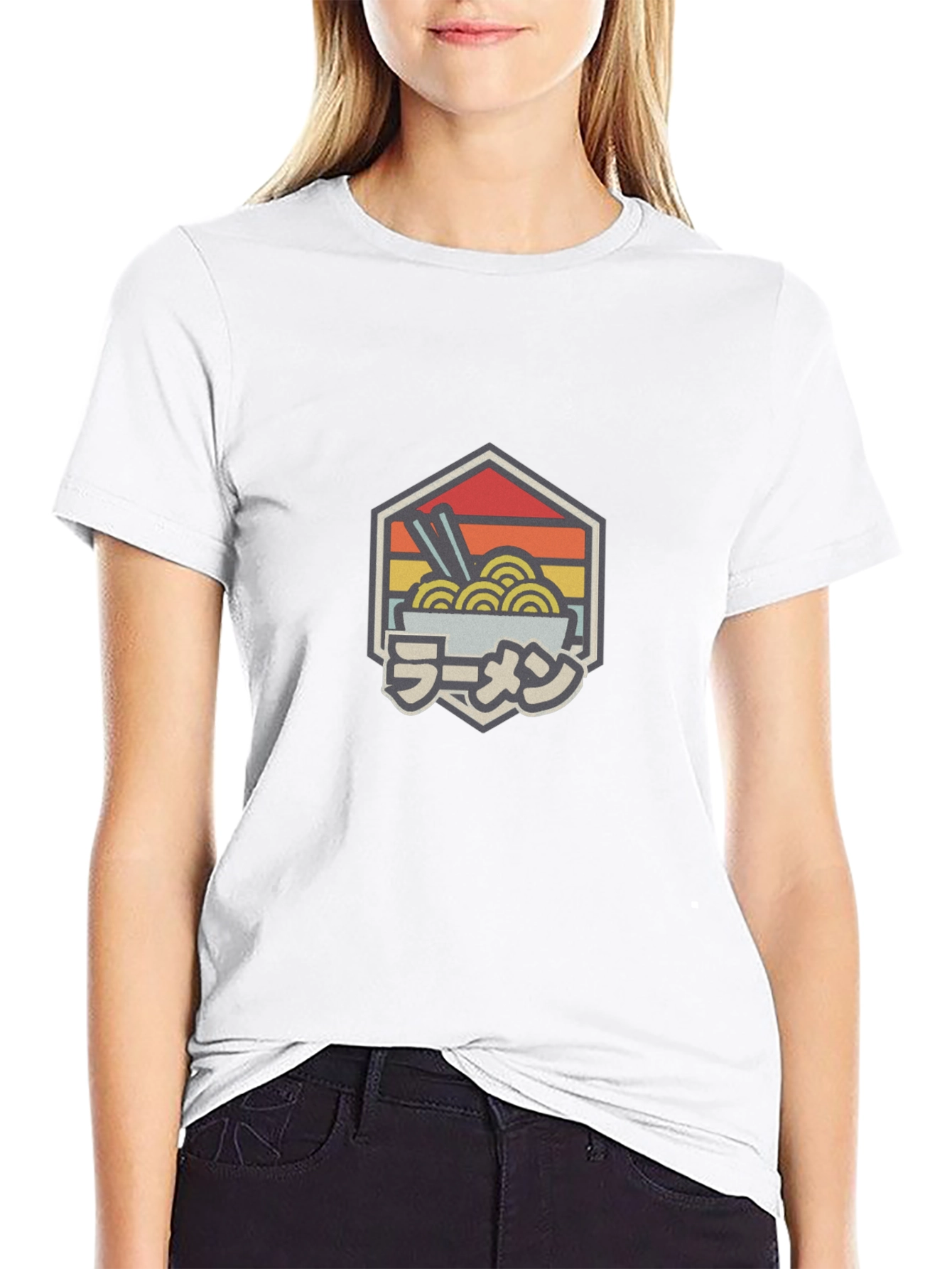 Ramen Bowl Retro Graphic T-Shirt