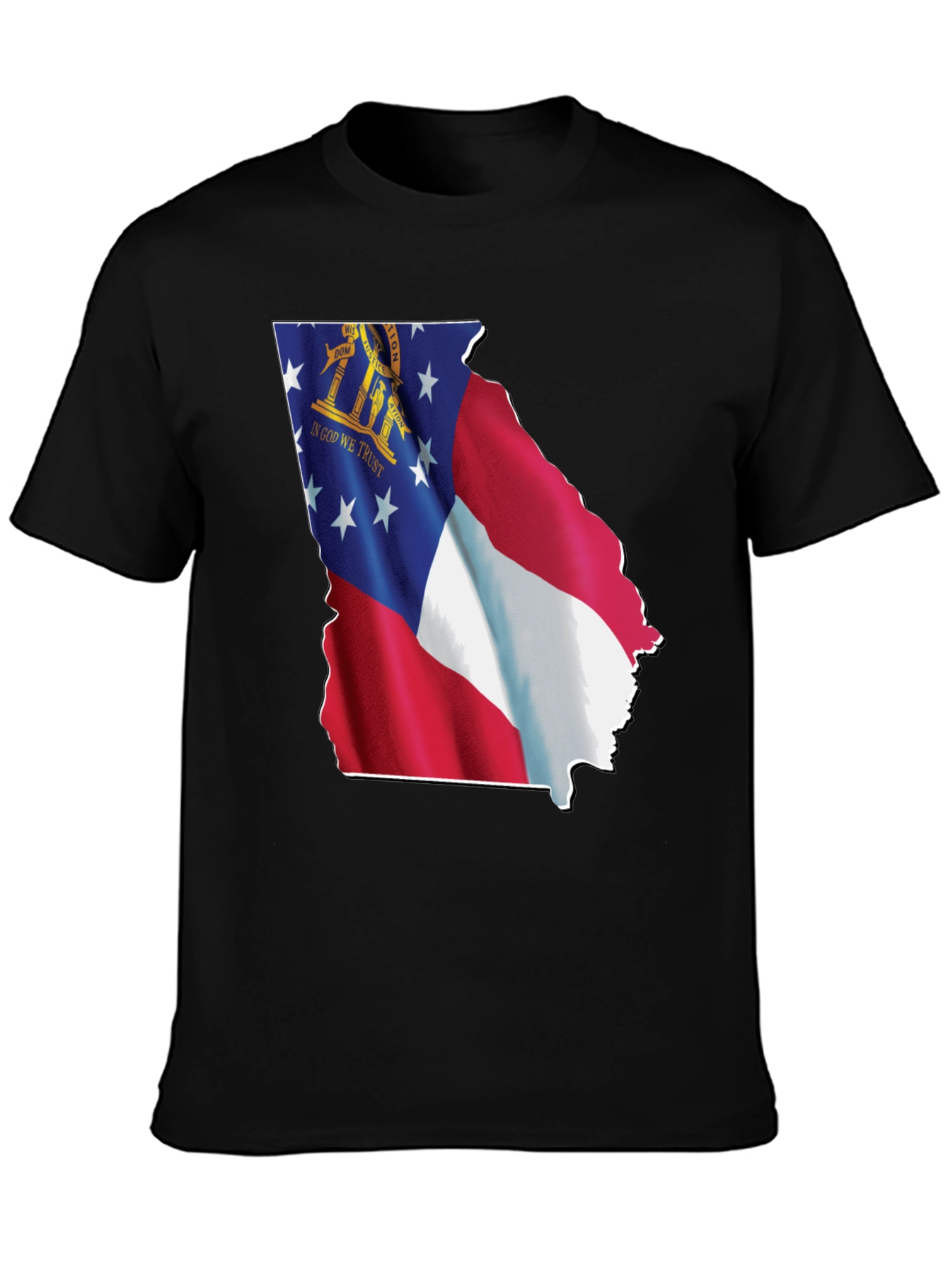 Georgia State Flag T-Shirt - Mens