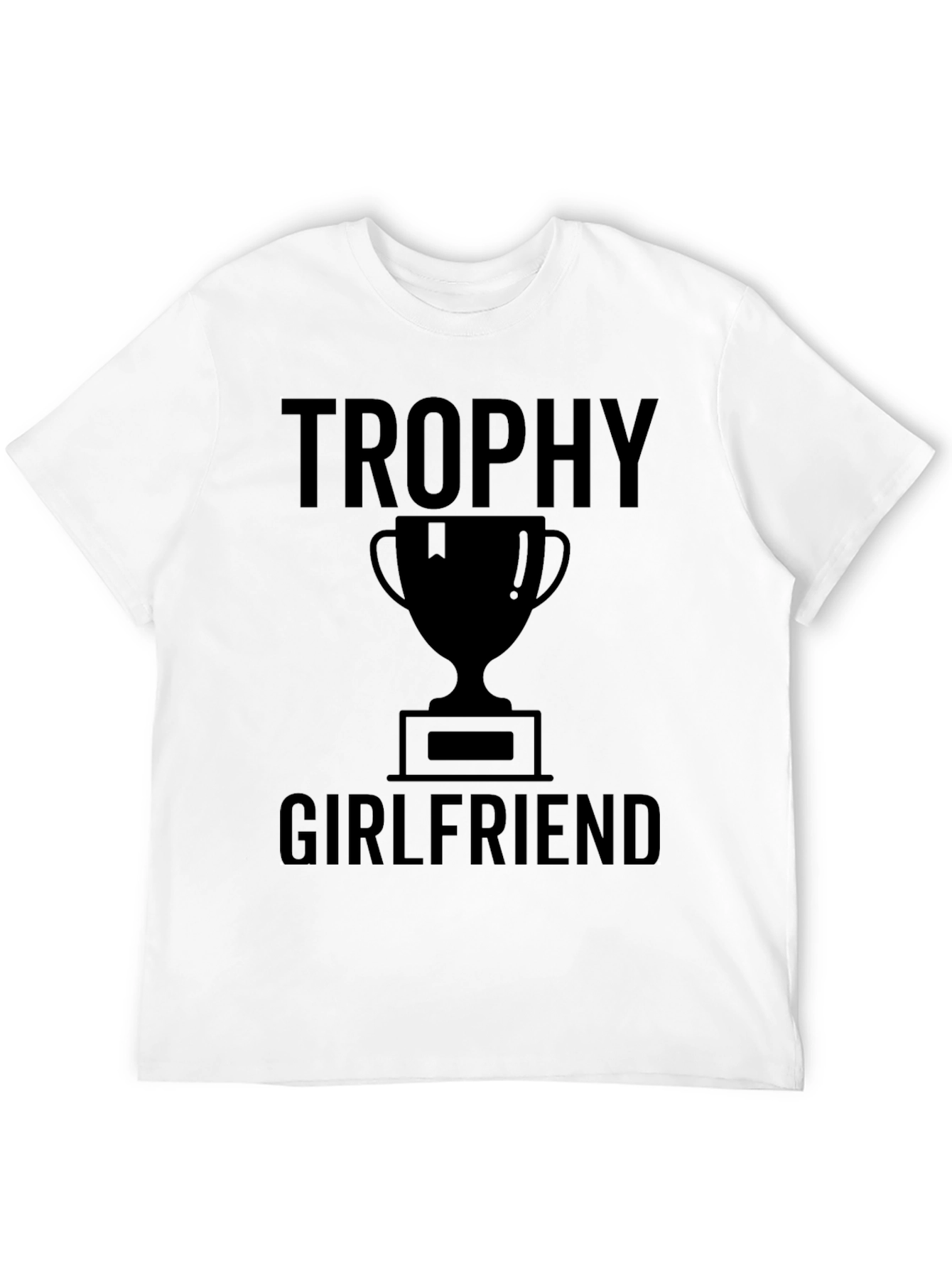 Trophy Girlfriend Graphic T-Shirt - Black