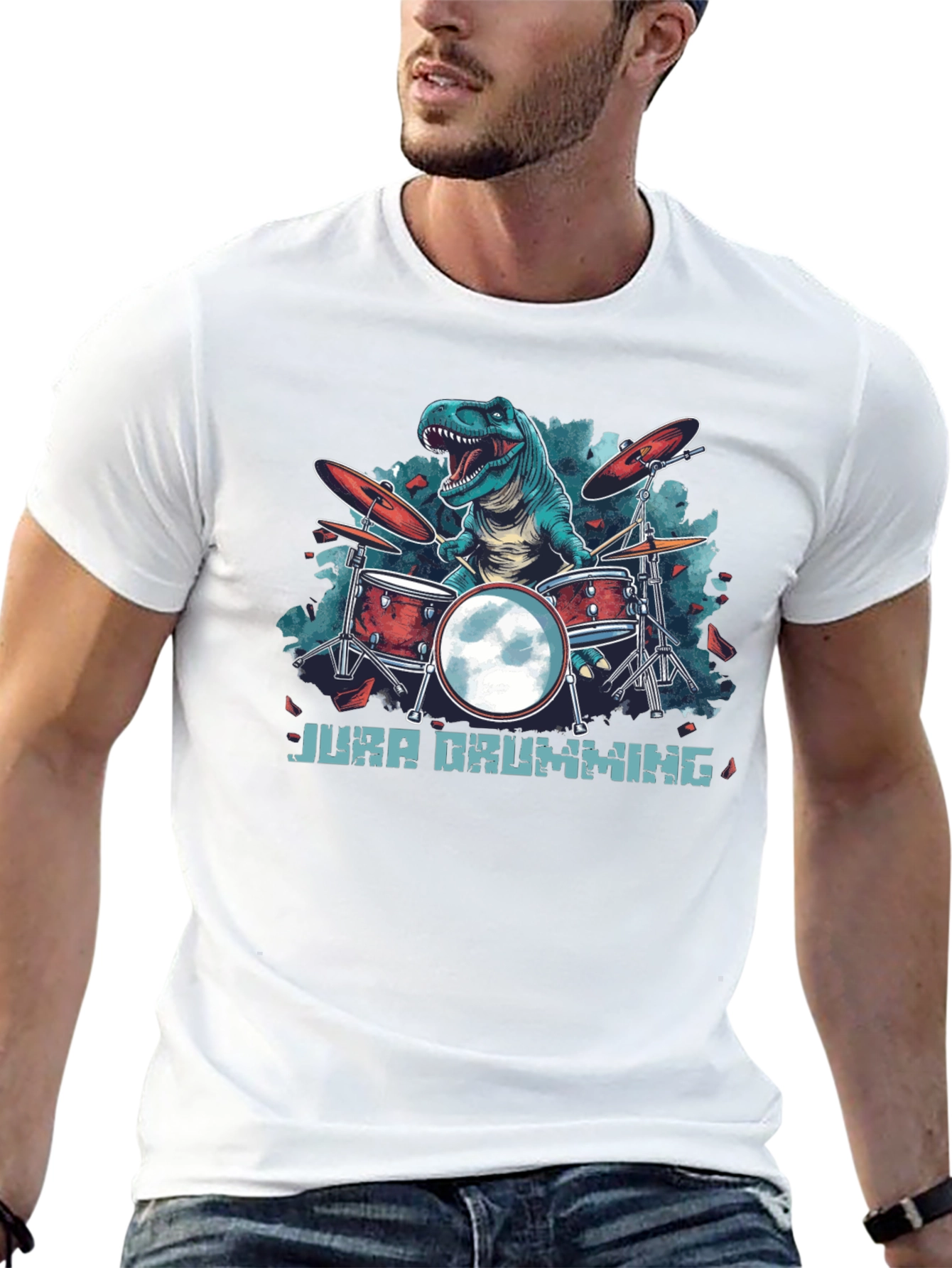 Jurassic Drumming T-Shirt