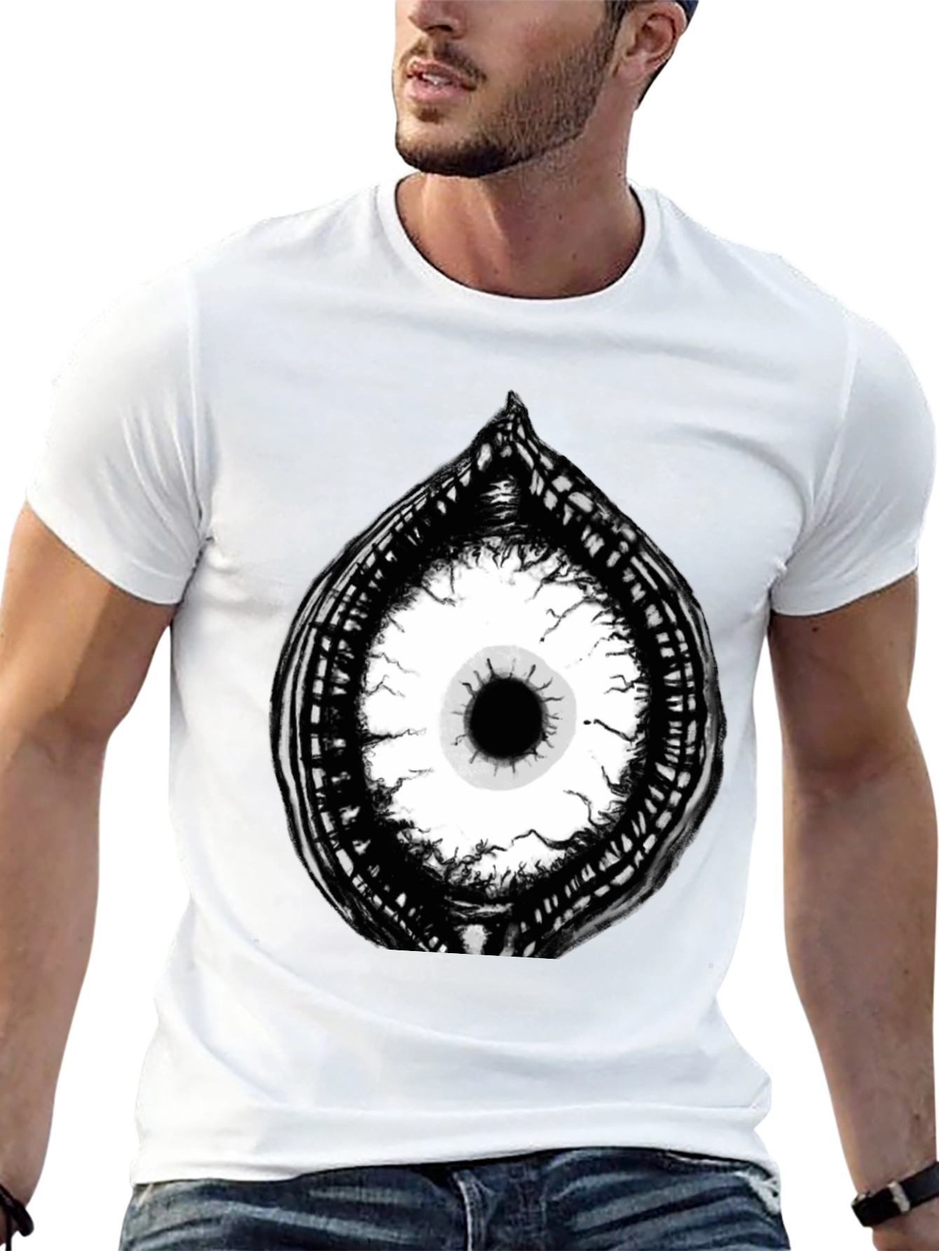 Eye Graphic Black T-Shirt