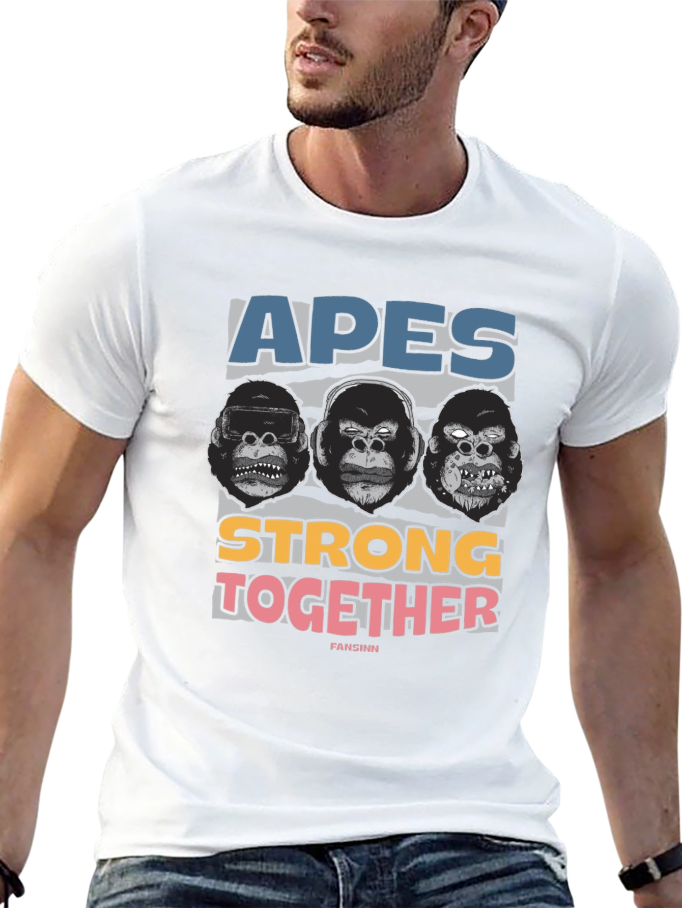 Apes Strong Together Graphic T-Shirt