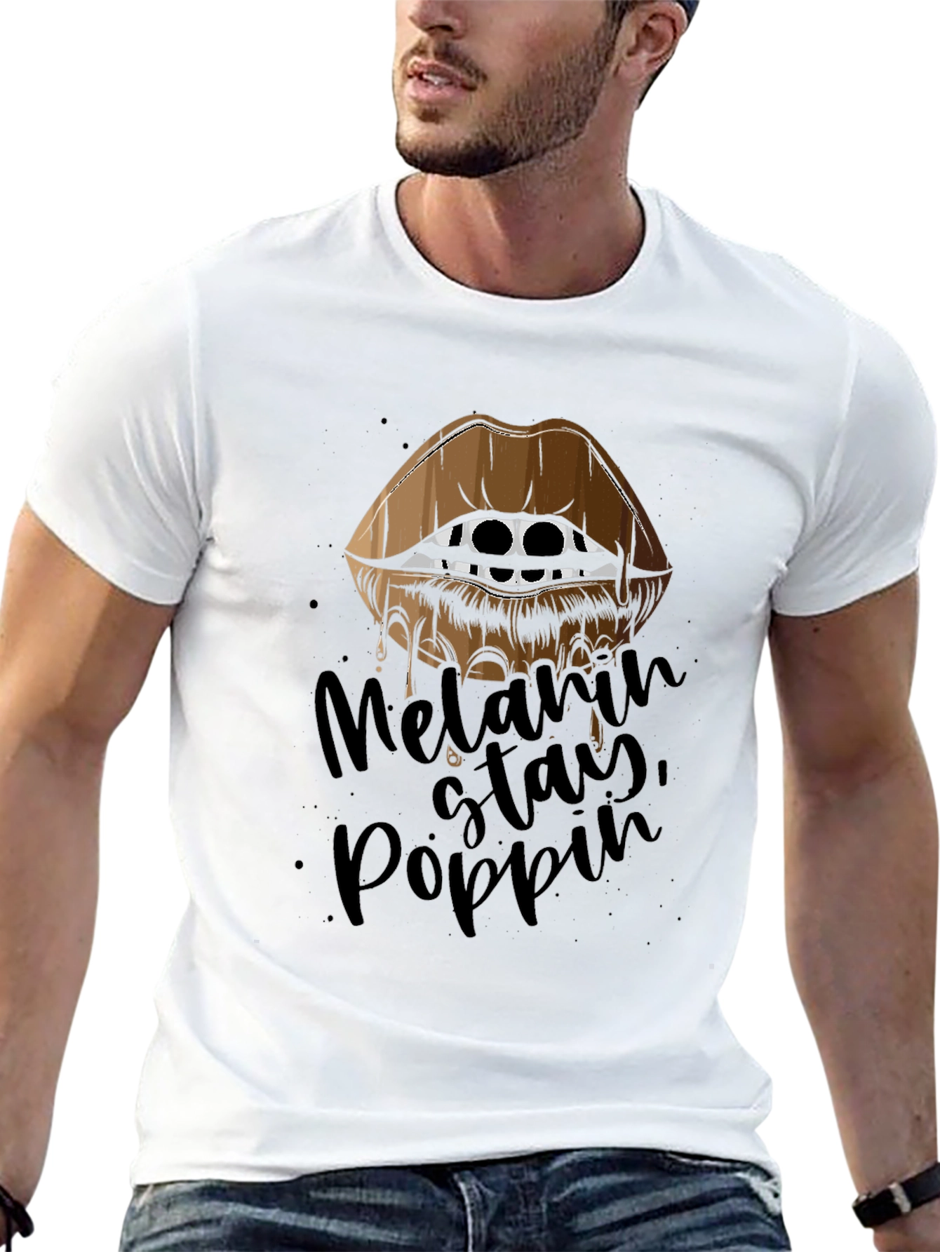 Melanin Poppin Graphic Tee