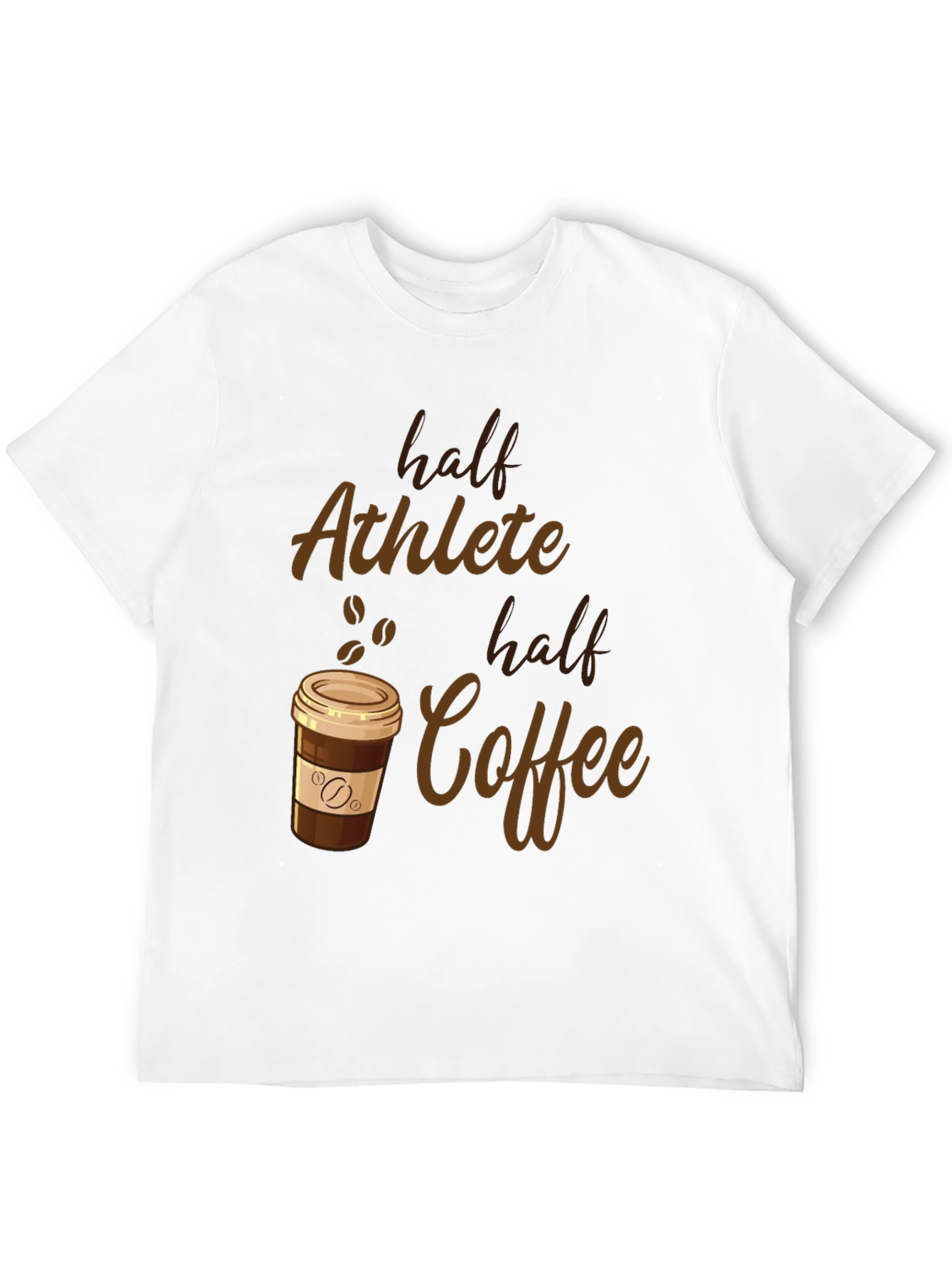 Half Athlete Half Coffee Graphic Tee