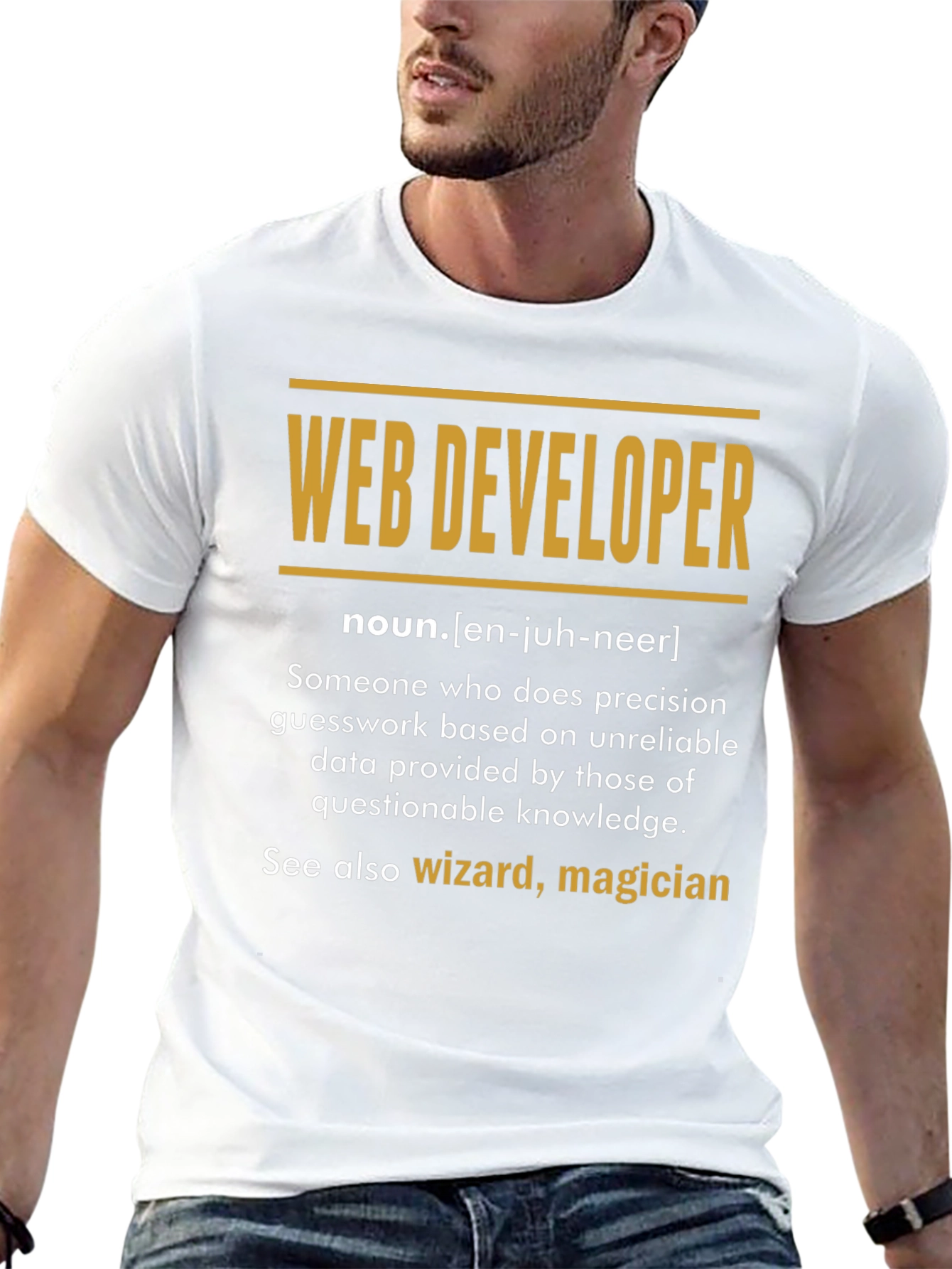 Web Developer Definition T-Shirt - Programmer Gift