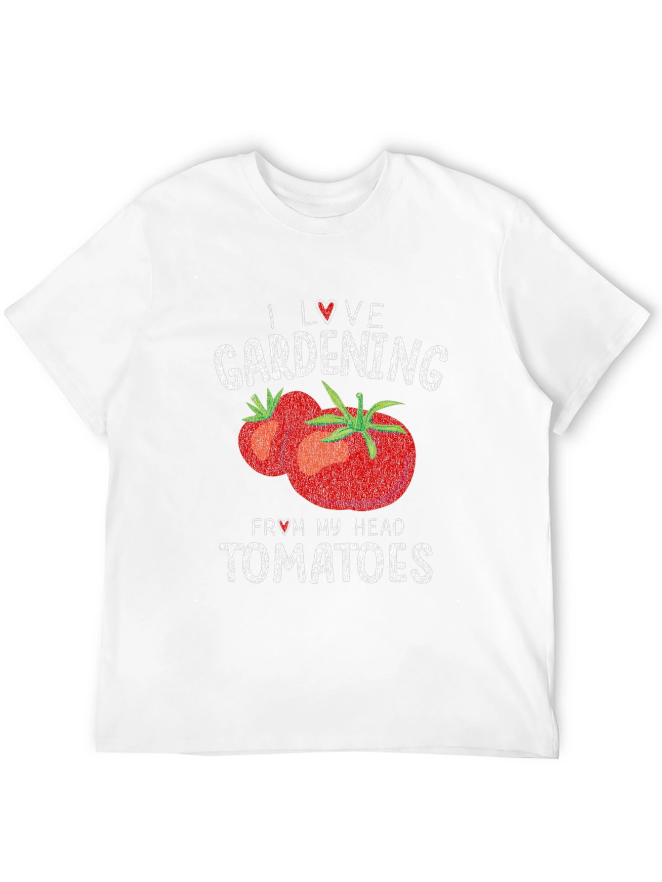 I Love Gardening From My Head Tomatoes T-Shirt