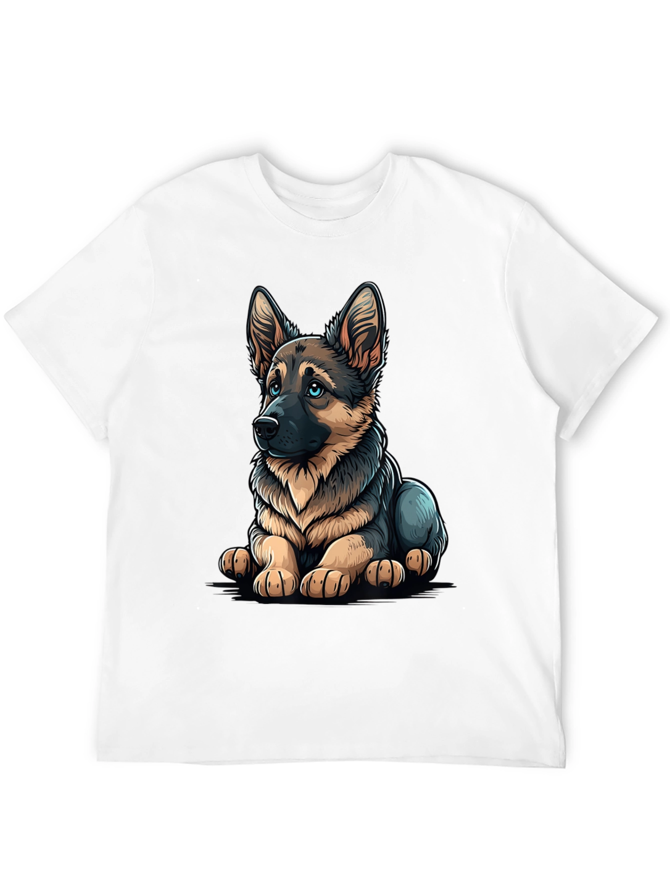German Shepherd Puppy Graphic T-Shirt