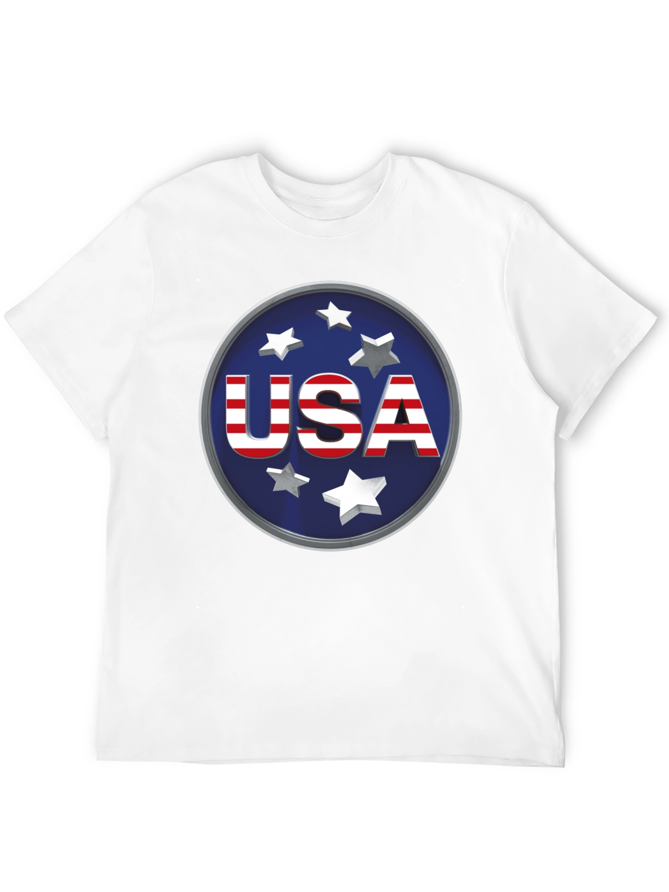 USA Graphic Print Tee - Patriotic Style