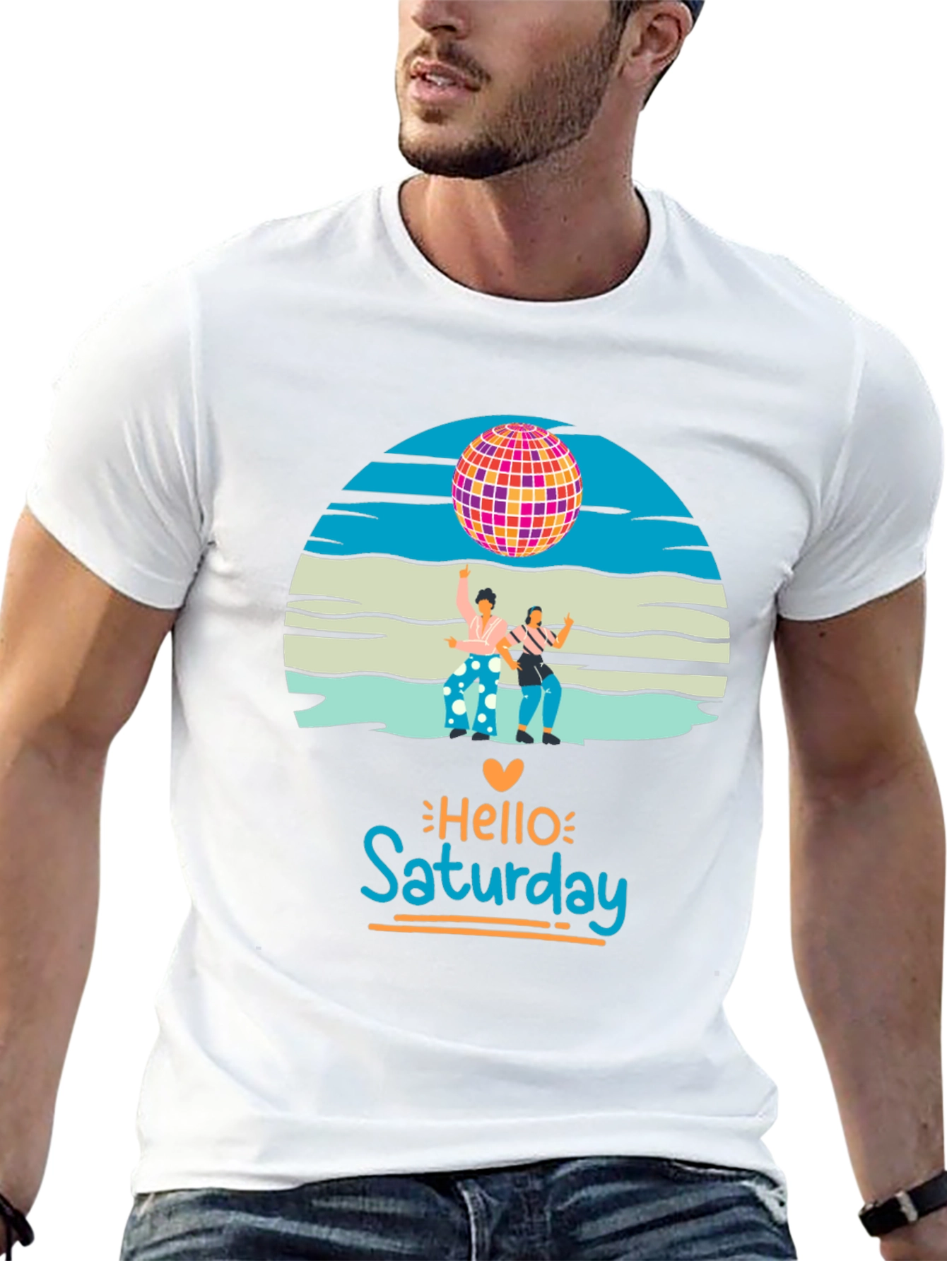 Hello Saturday Graphic Tee