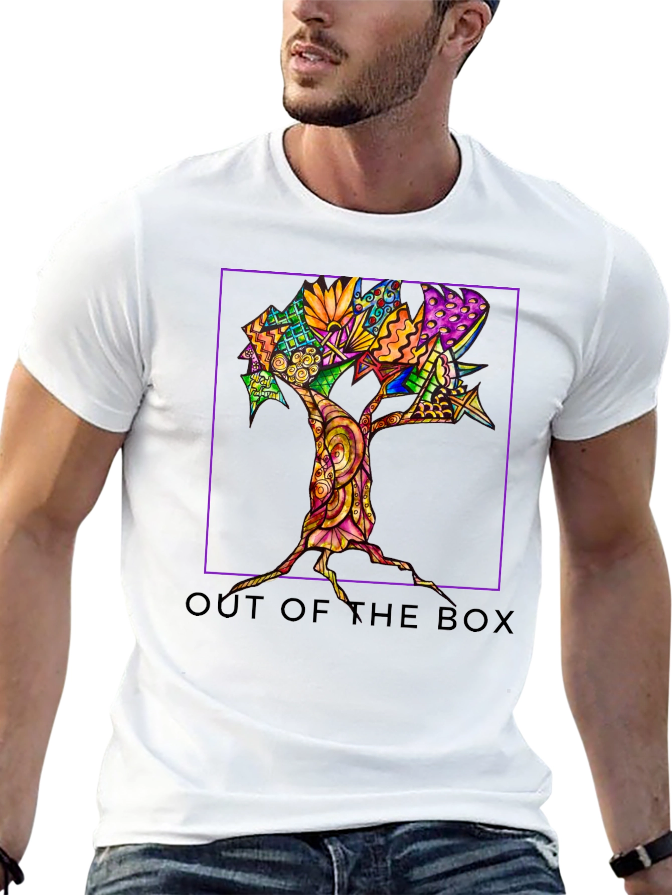 Abstract Tree T-Shirt - Out of the Box Style