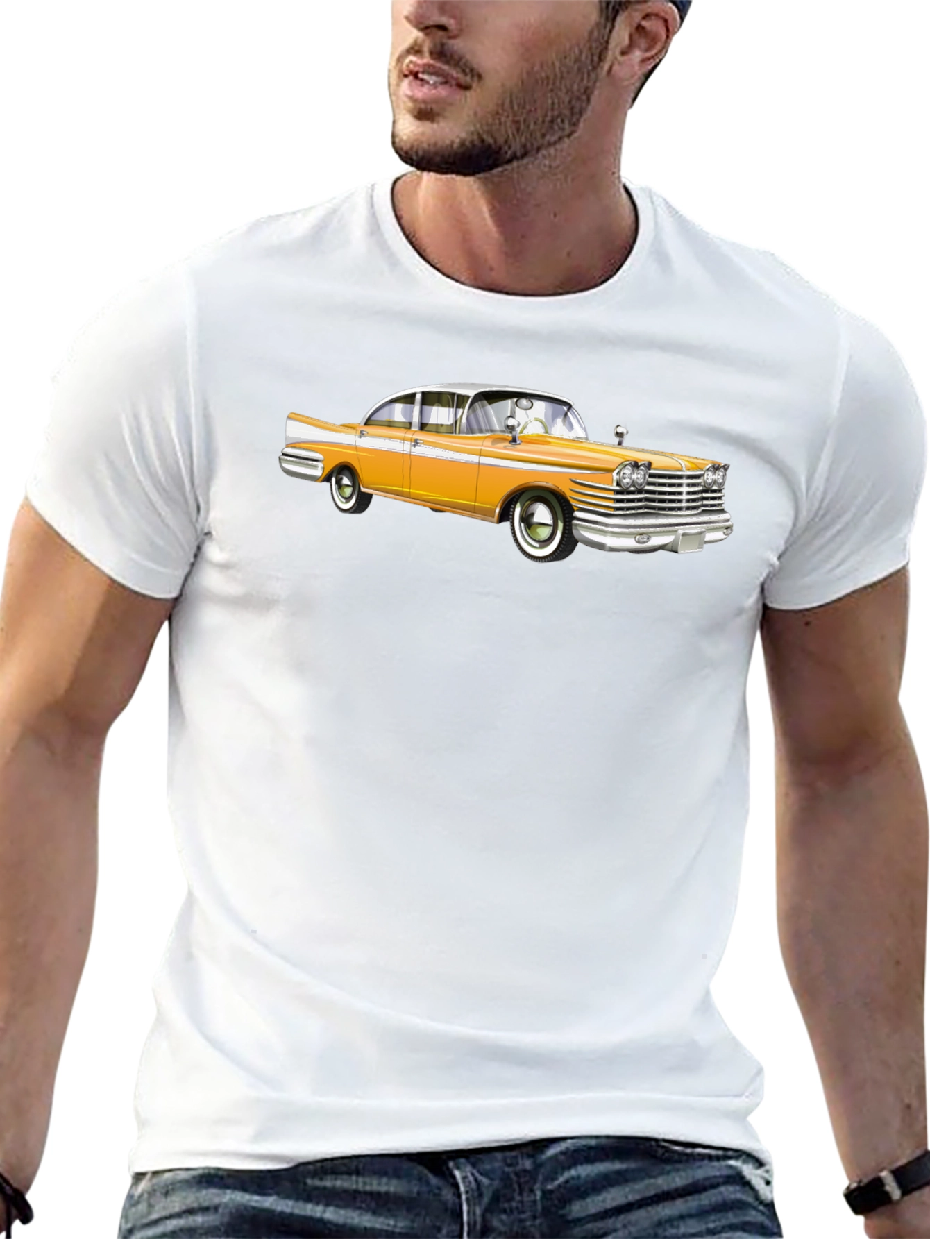 Classic Car Graphic Tee - Retro Style
