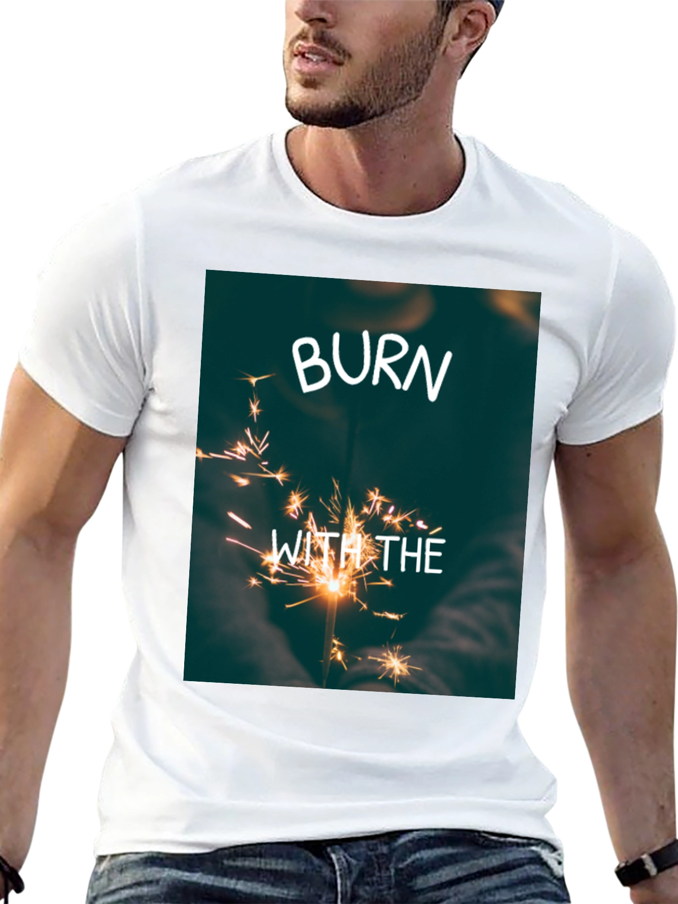 Burn With The Light T-Shirt - Black
