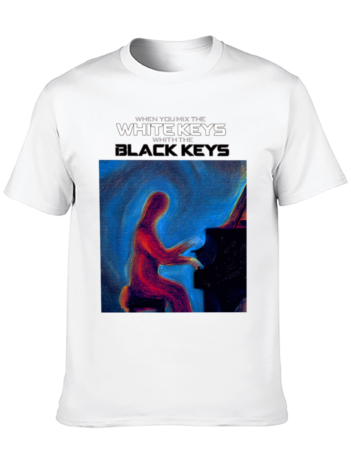 The White Keys Black Keys Music T-Shirt