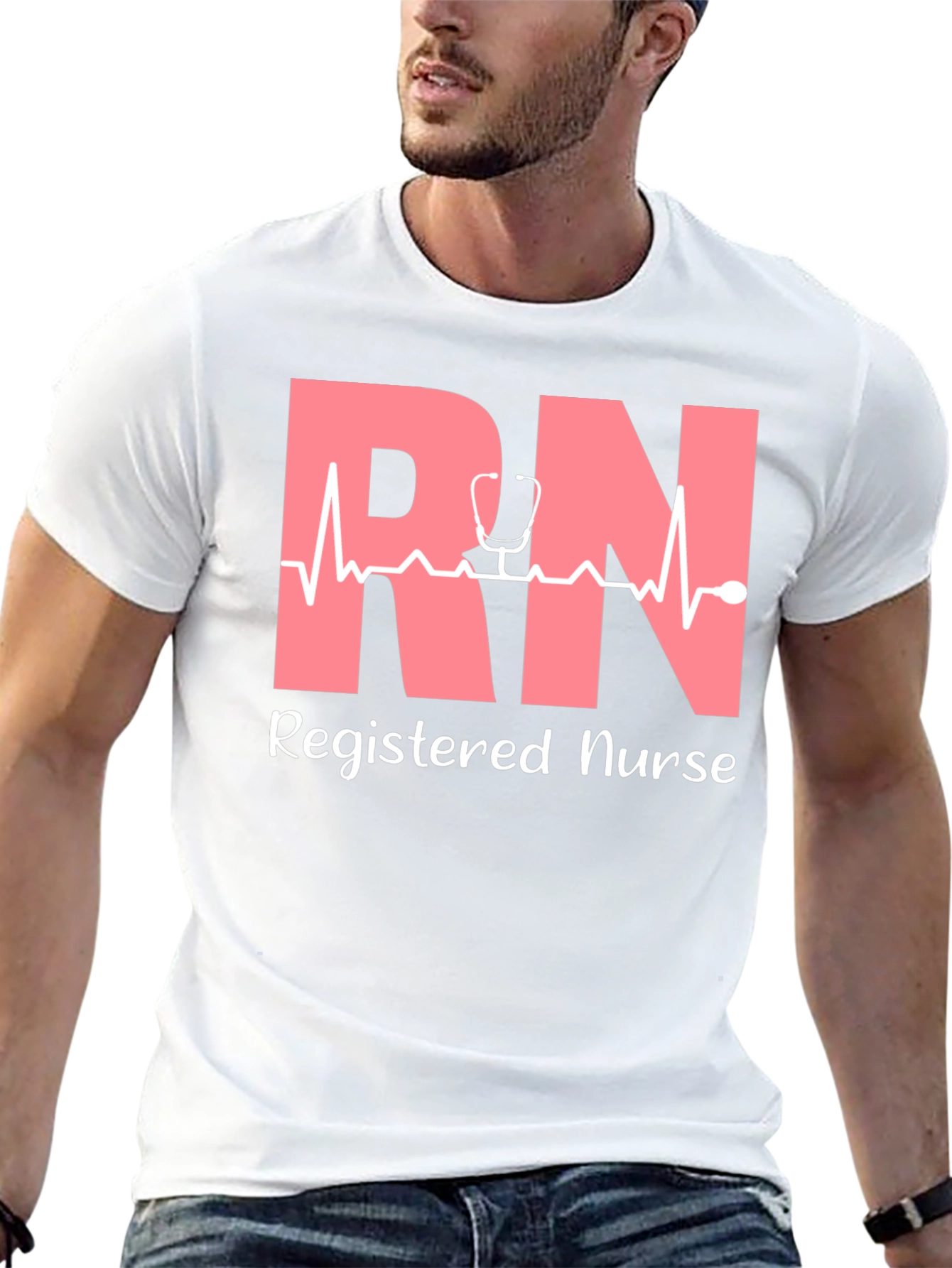 RN Registered Nurse Graphic T-Shirt