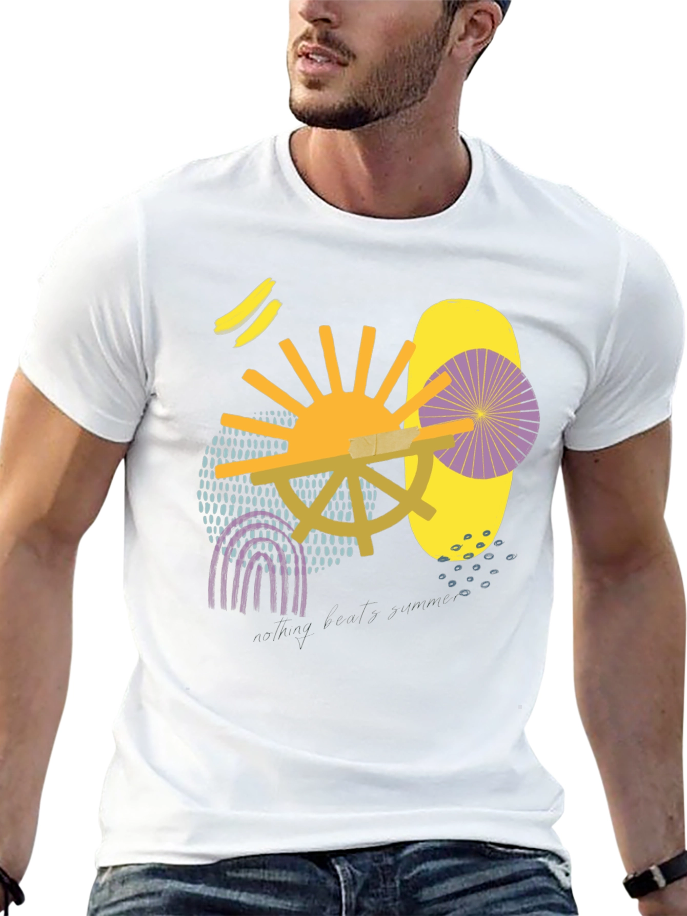 Abstract Art Black T-Shirt